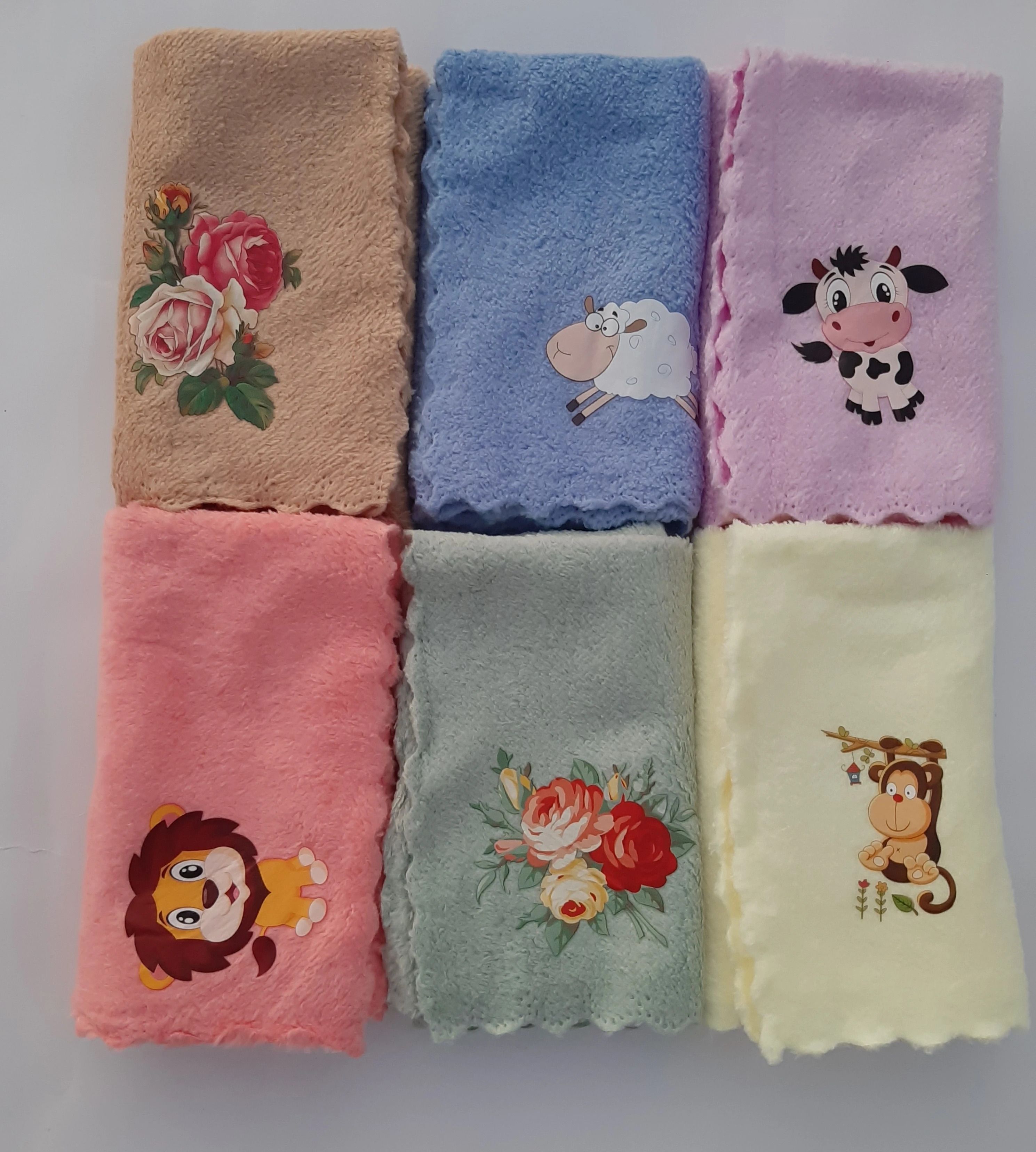 DIVYSIMAR New-born babies and kids Handkerchief.Washcloths for your child. ["Multicolor"] Handkerchief-picture-41