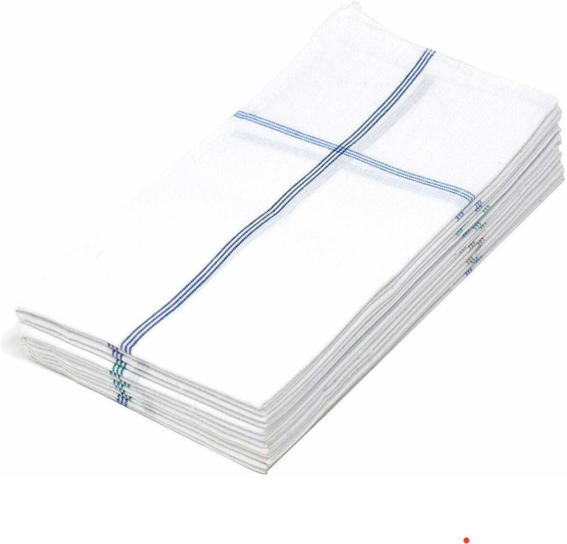 CoreSoft Men Cotton White Strip Handkerchief ["White"] Handkerchief-picture-15