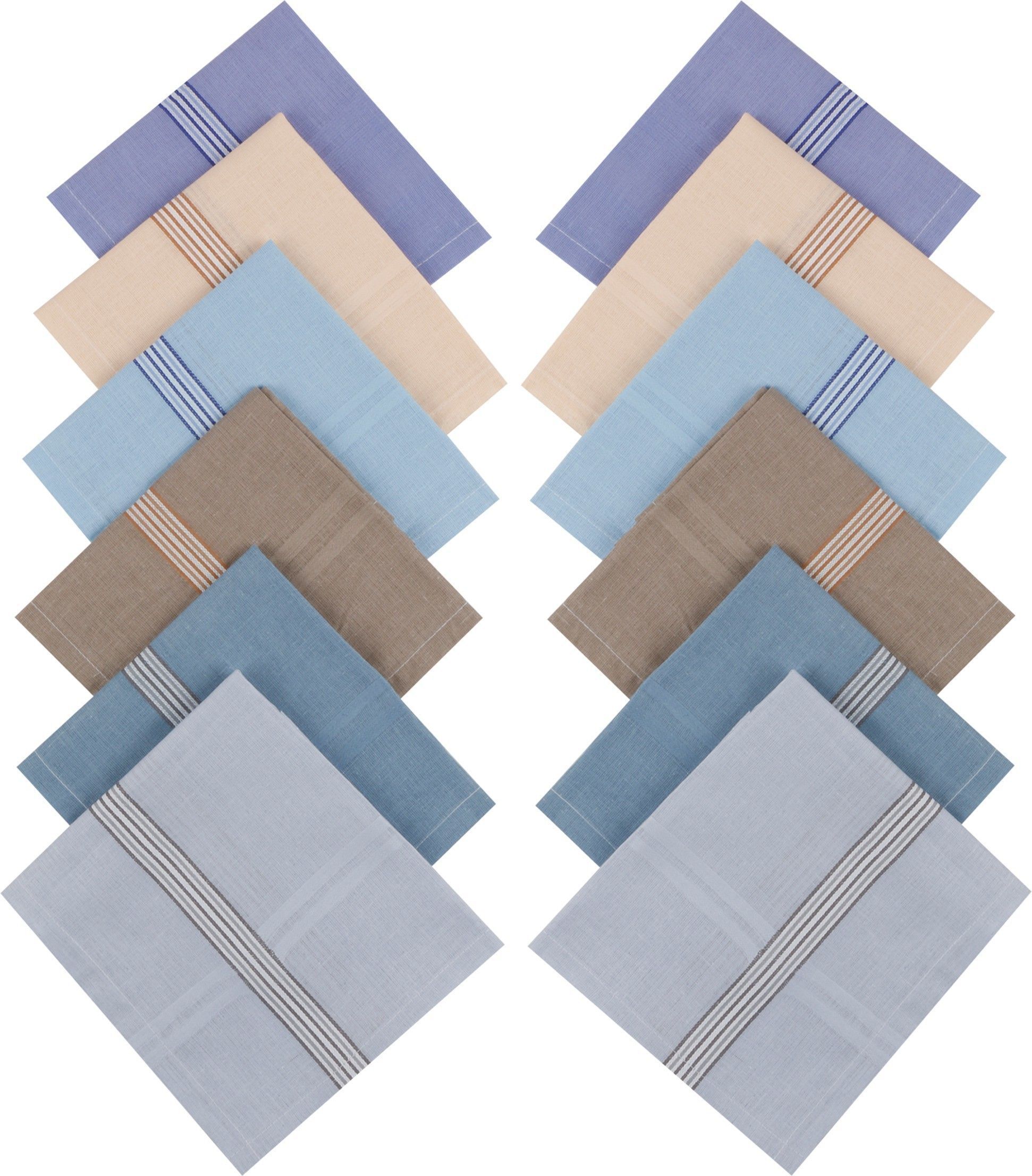 UQCKON HAKCH-Men's Cotton Handkerchiefs (Multi-color) Pack of 12 ["Multicolor"] Handkerchief-image-47