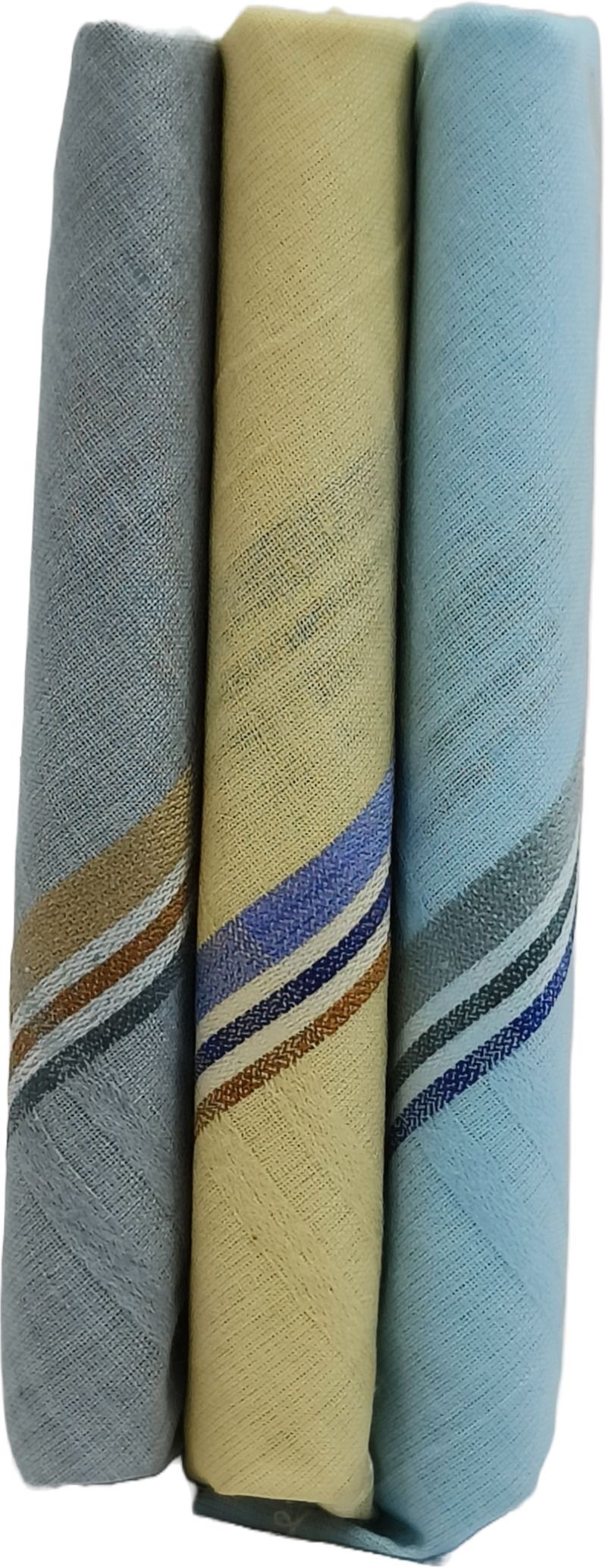 ARTCCOT Men's Cotton Handkerchief SUPER SAVER BOX| 46 x 46 cms |Classic Collection ["Multicolor"] Handkerchief-image-18