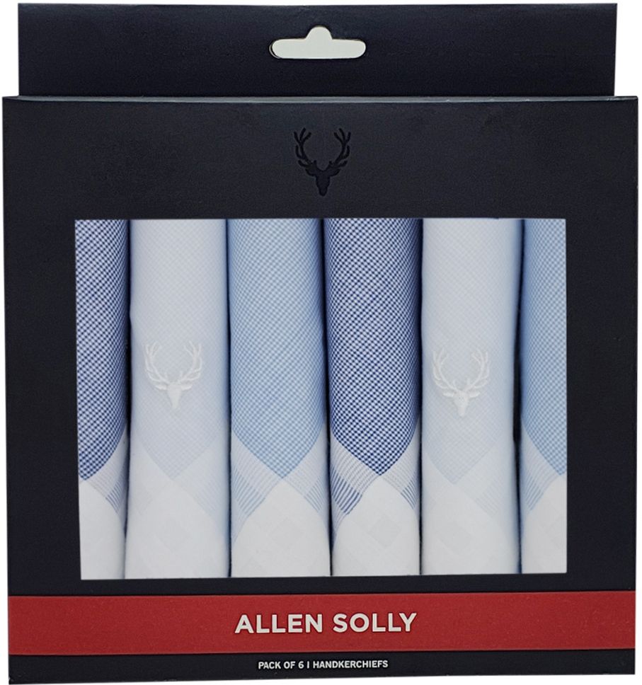 Allen Solly Men's Cotton ["Blue, White"] Handkerchief-picture-18