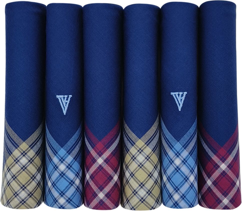 VAN HEUSEN Men's Cotton Dark ["Red, Blue, Beige"] Handkerchief-picture-15