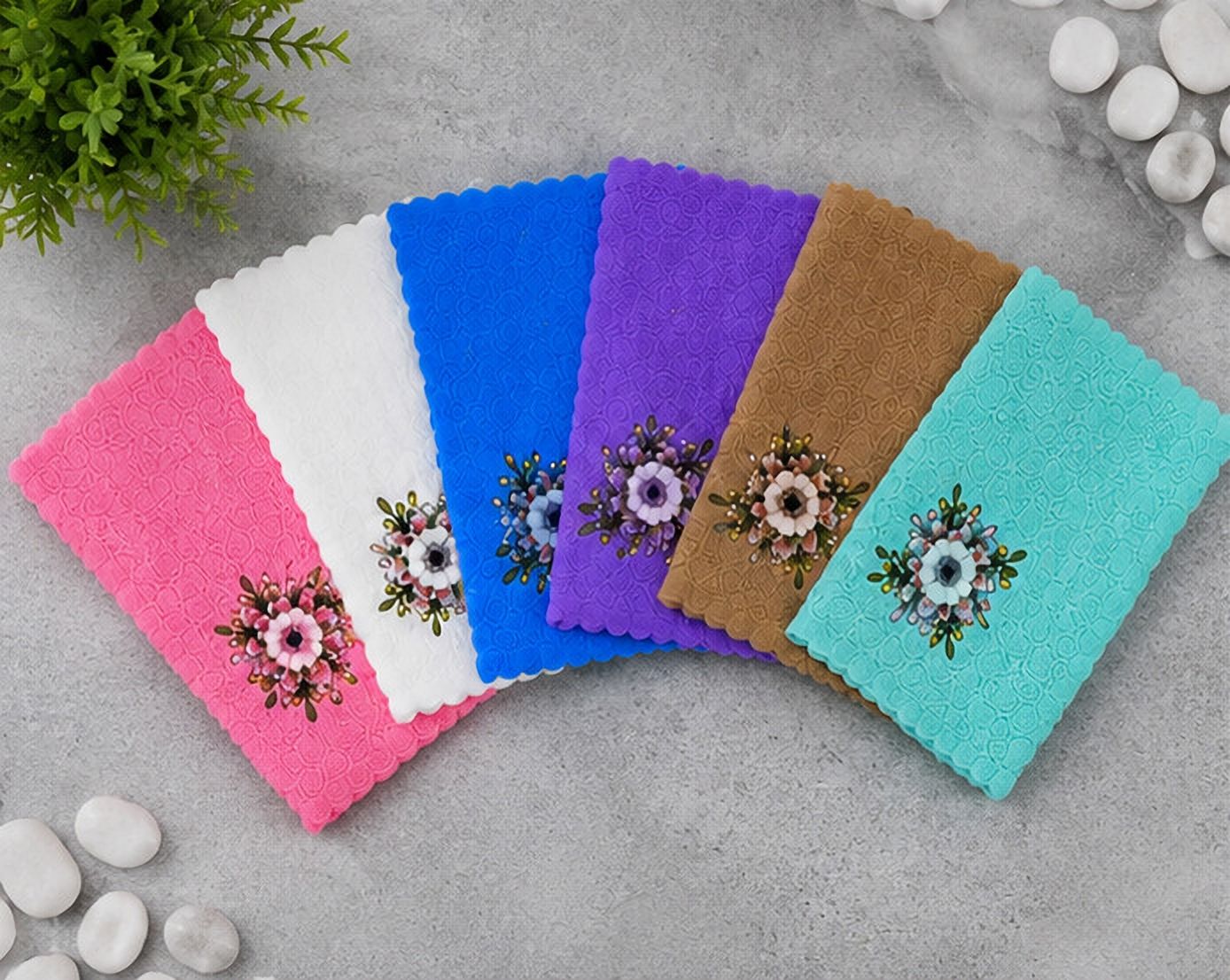 DSS DANIYA STORE 12_PLAINFLWR_RUMAL75_W1 ["Multicolor"] Handkerchief-picture-16
