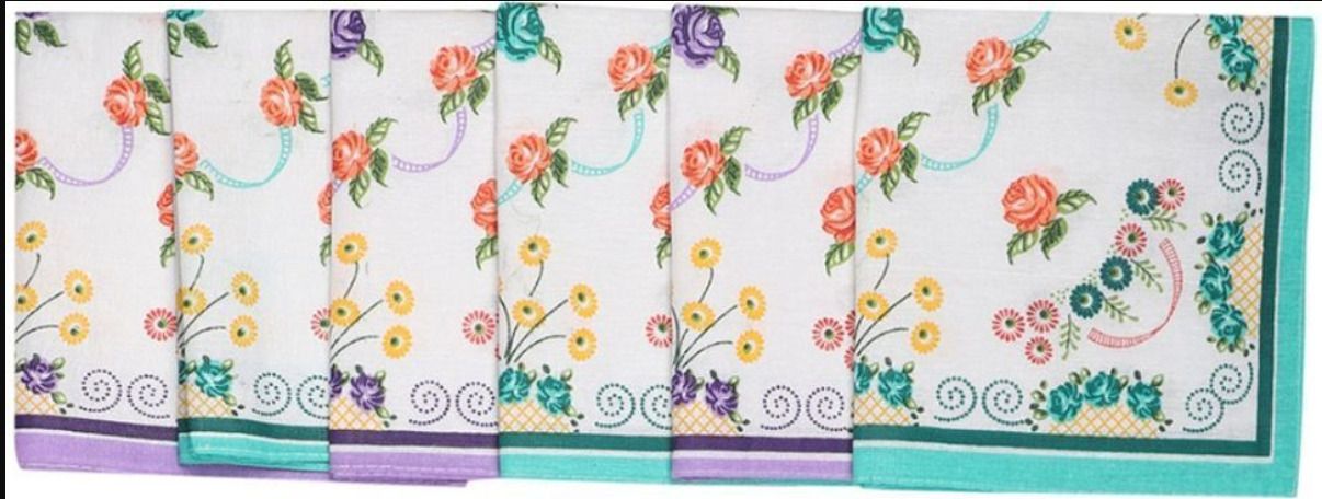 Parv Ventures Women's Cotton Hankerchief (Pack of 12) ["Multicolor"] Handkerchief-picture-17