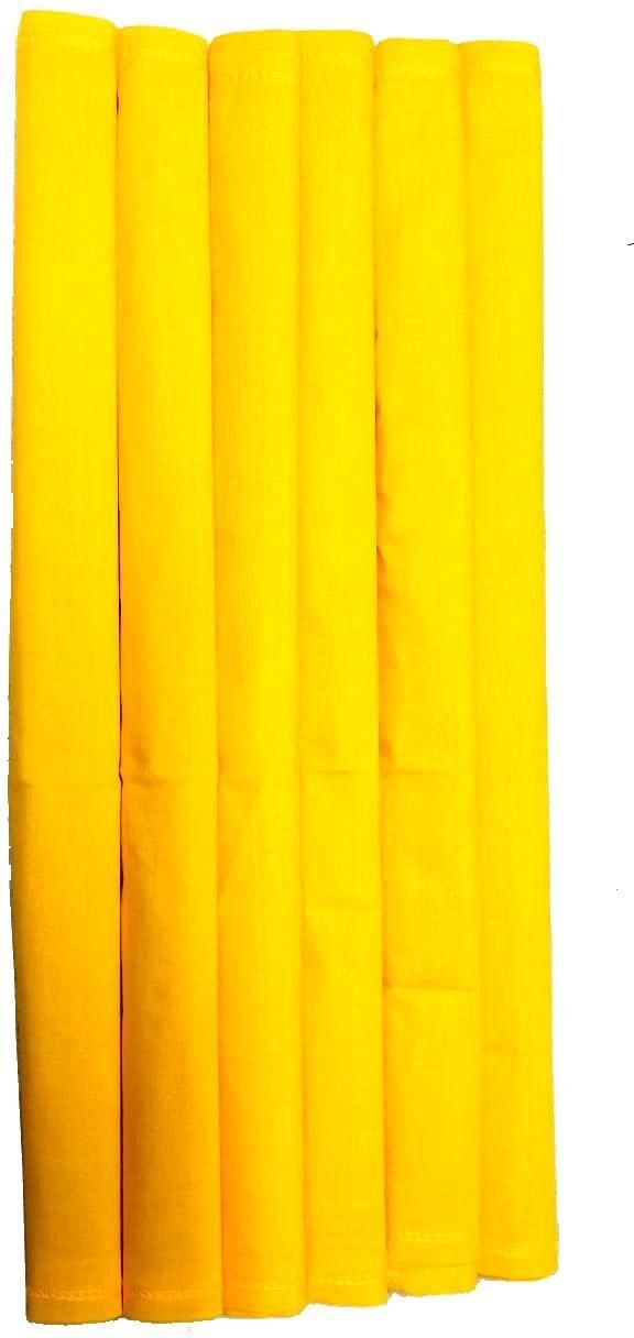 KETKAR Pure Cotton Hanky/Rumal For Men and Boys (Yellow, Pack Of 6 Pc) ["Yellow"] Handkerchief-image-2