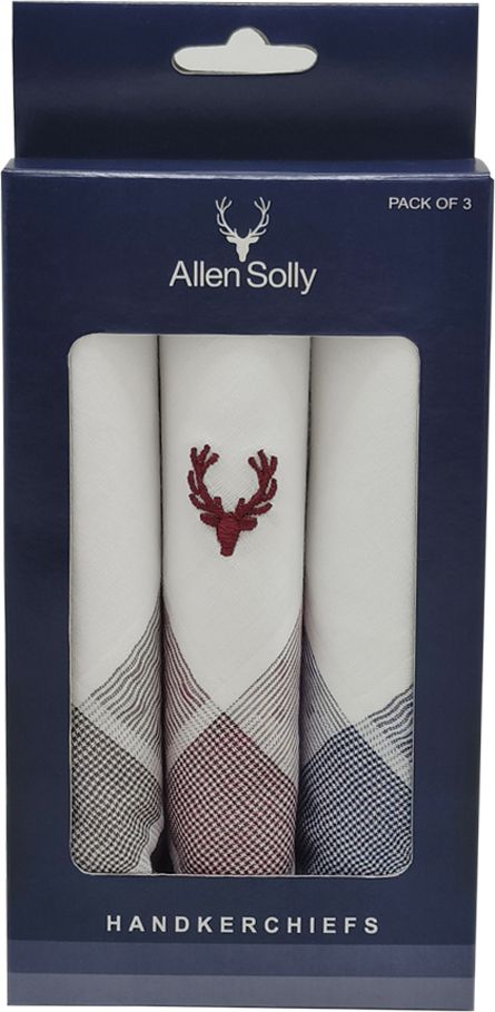 Allen Solly Mens Cotton Color Border ["Multicolor"] Handkerchief-picture-32