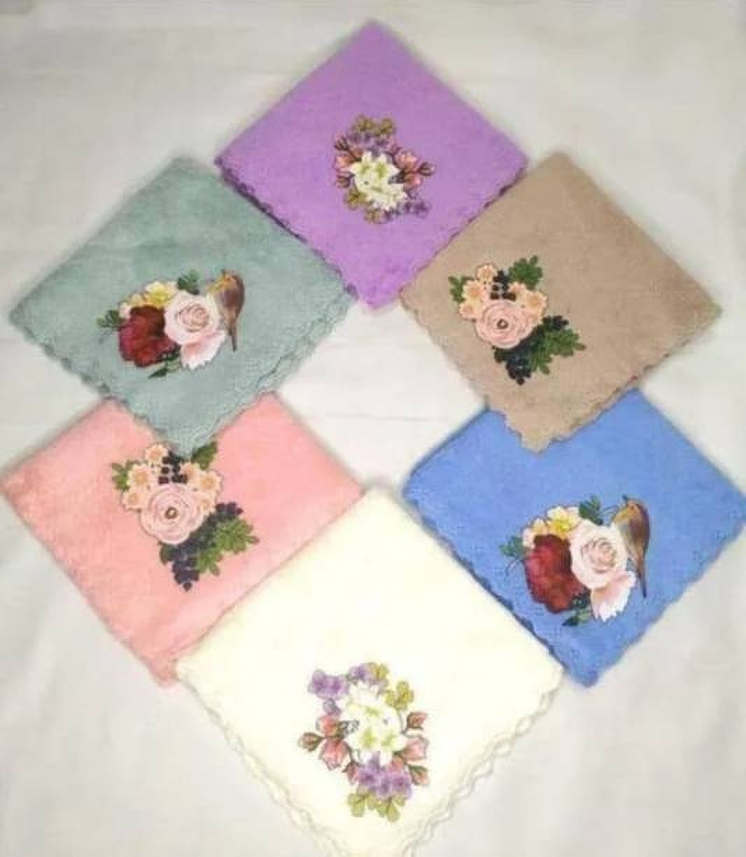 VIJYONICS Flower Printed Microfiber Handkerchief for Women ["Multicolor"] ["Multicolor"] Handkerchief-image-32