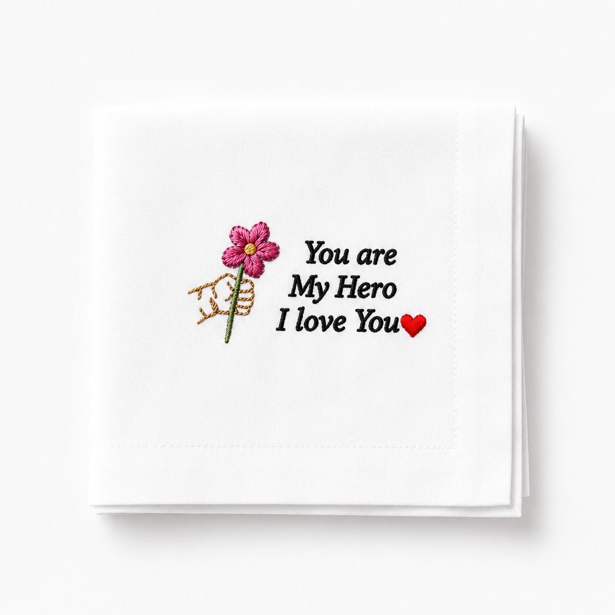 holy haven Personalized Embroidered Handkerchief for him ["White"] Handkerchief-picture-45