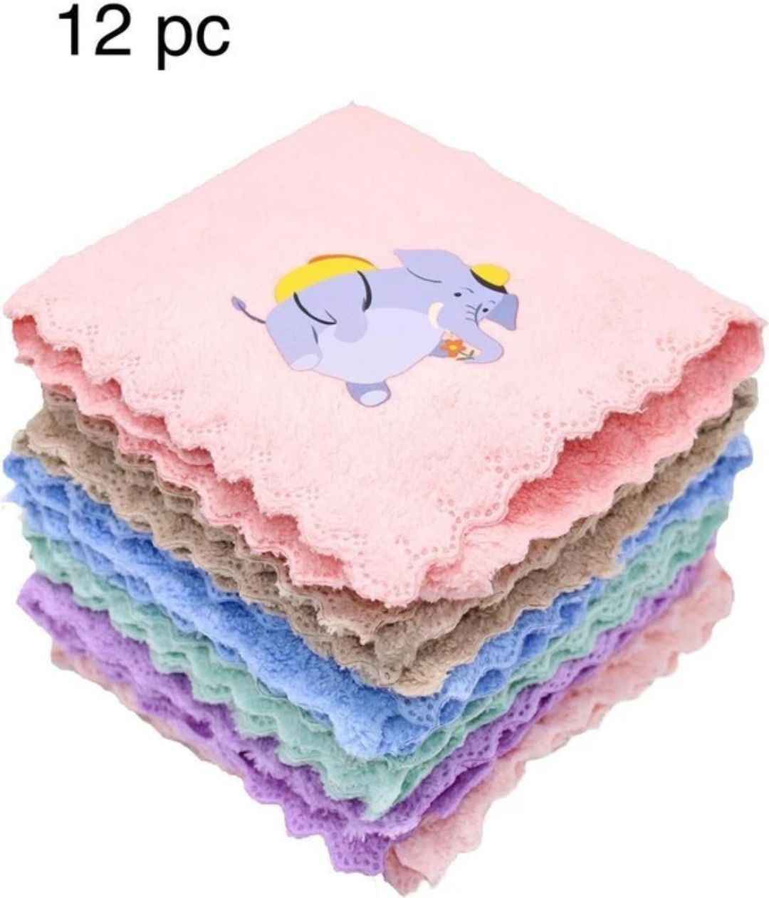UQCKON HAKCH-Premium soft and warm Henky with a glossy touch up ["Multicolor"] Handkerchief-image-33