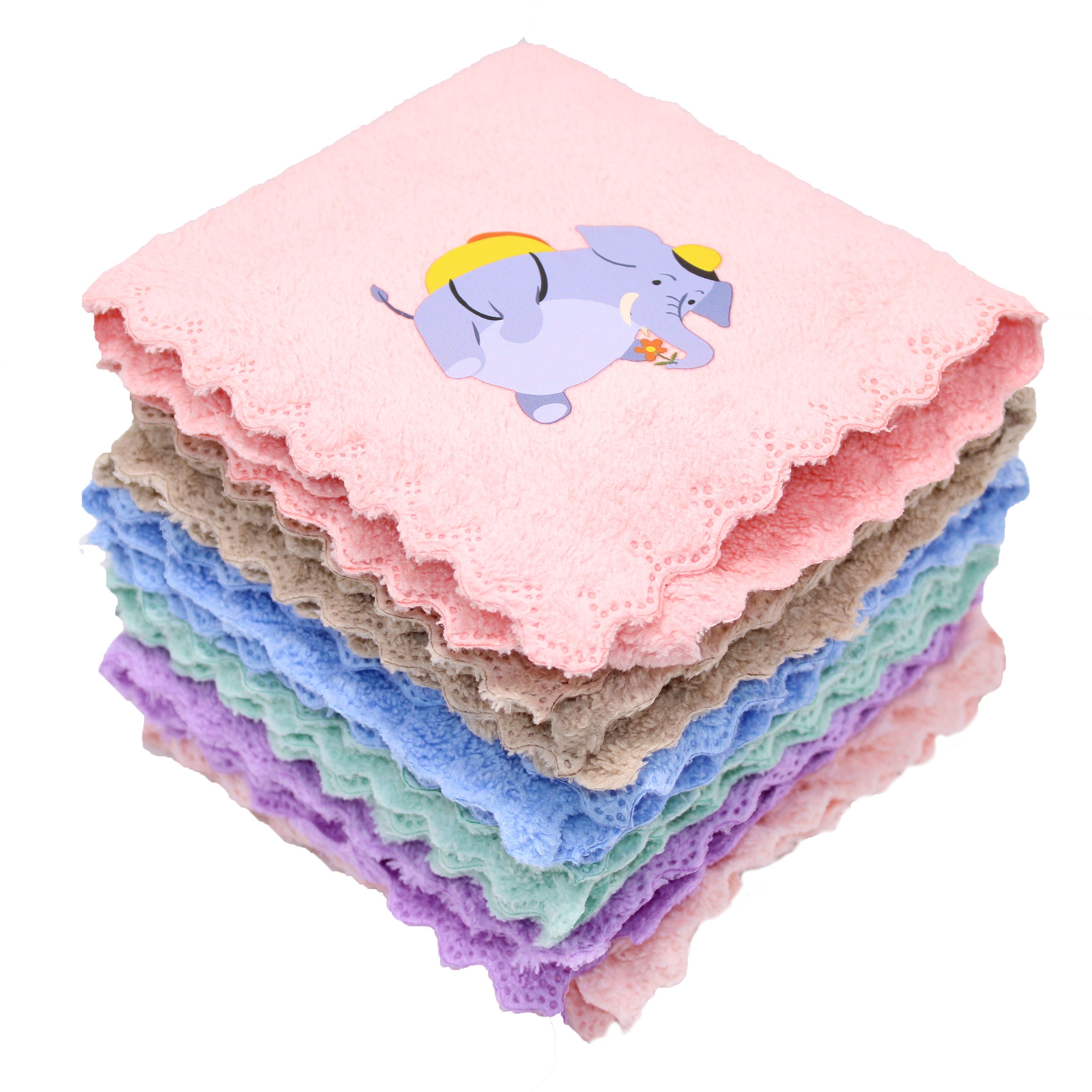 Khillayox Face Towel/Handkerchief/Rumal for Women's, Kids and Newborn Babies ["Multicolor"] Handkerchief