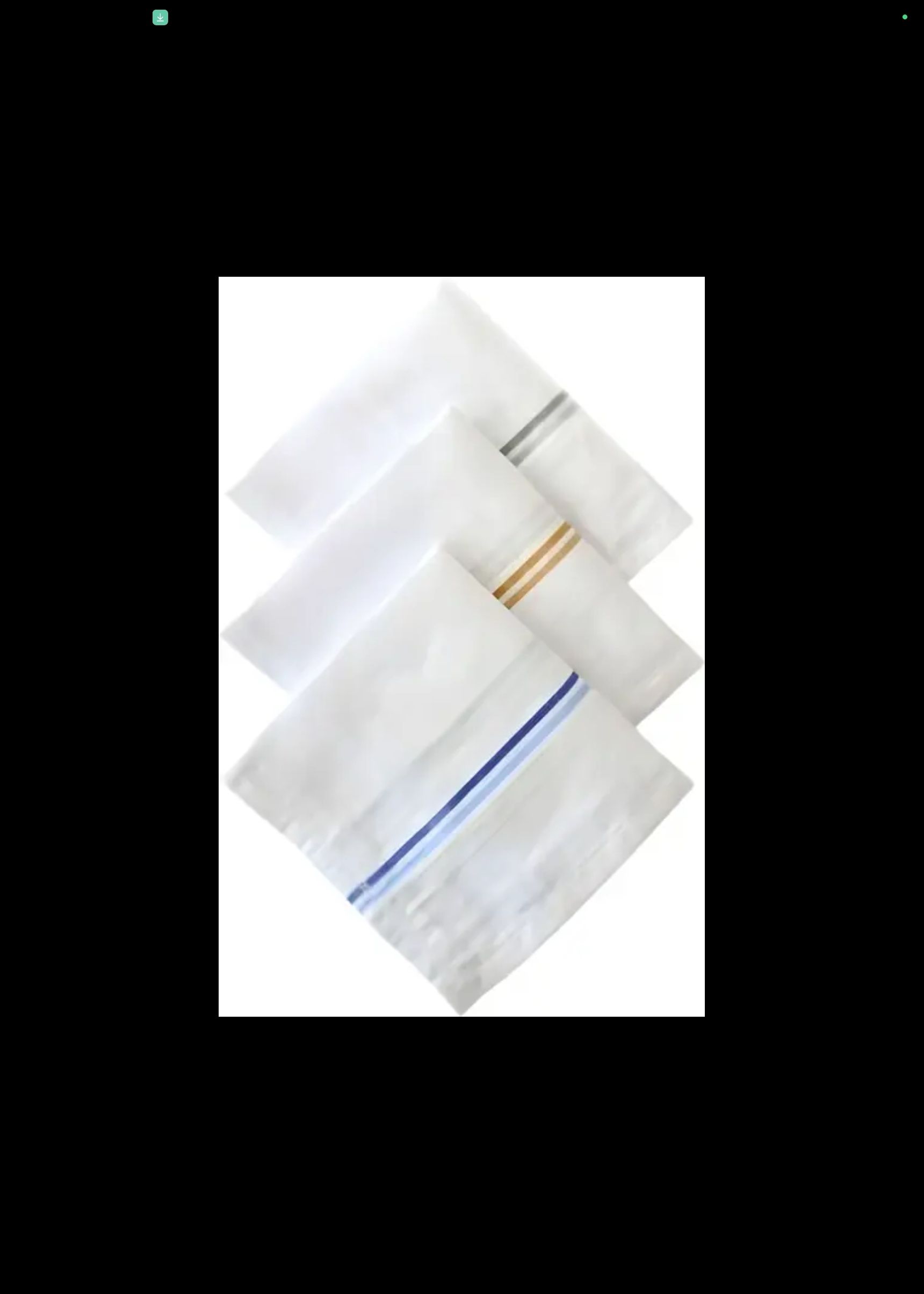 Enterprise K kK 6 henky ["White"] Handkerchief-image-19