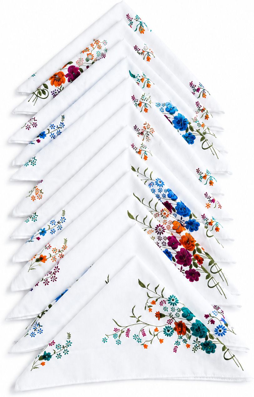 TOFIN COTTON WOMEN ["White"] Handkerchief-picture-18
