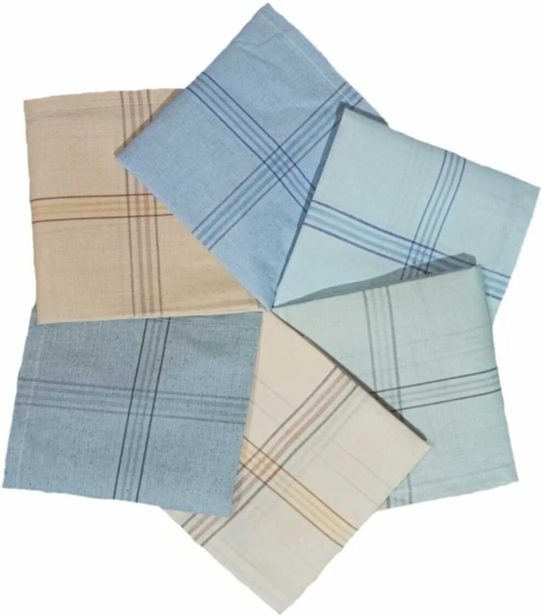 CoreSoft Large Cotton Handkerchiefs Hanky Kerchief For Men ["Multicolor"] Handkerchief-image-15