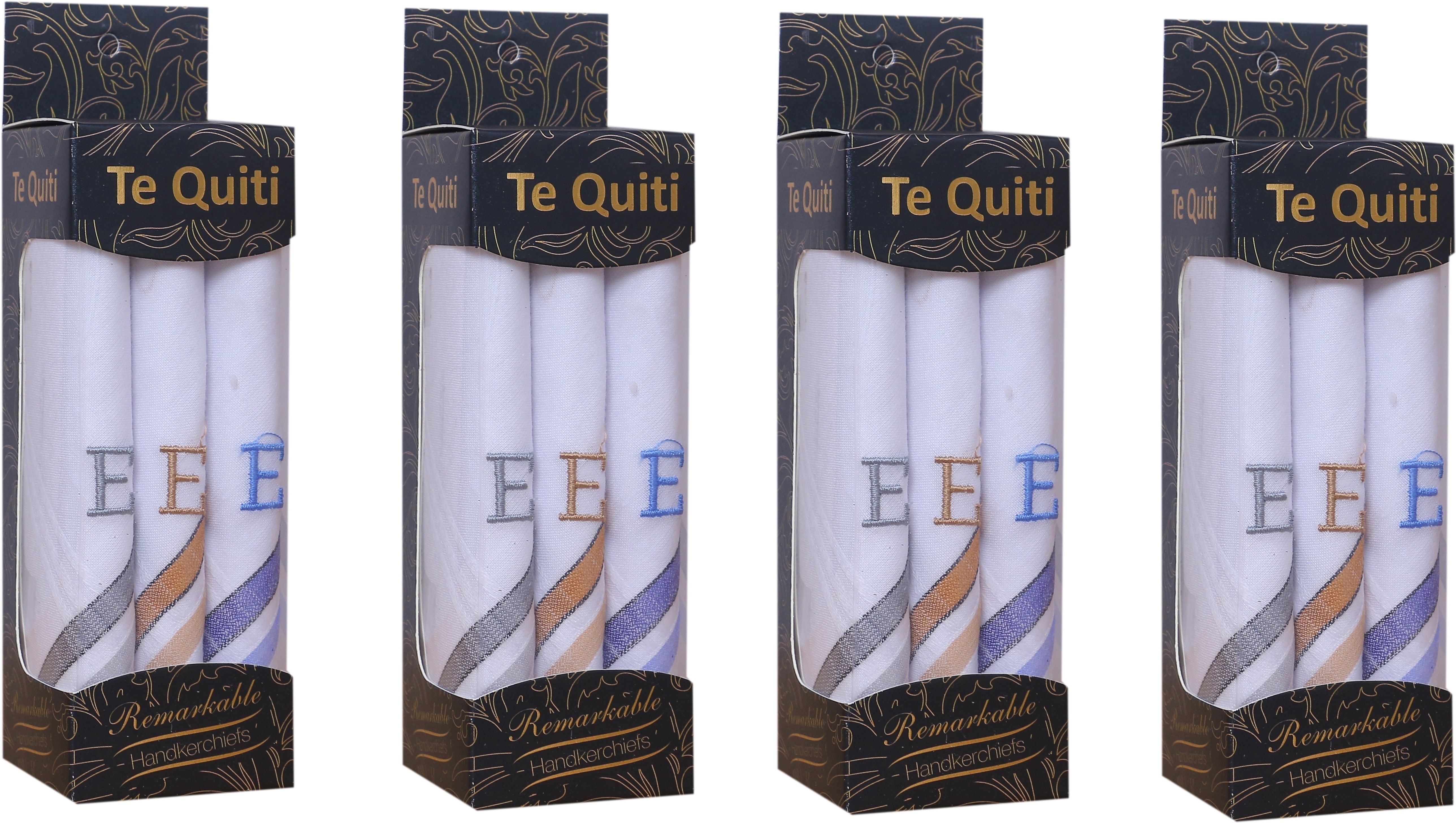 DIVYSIMAR DIVYSIMARhandkerchief for men boys with monogram E pack of 12 ["White","Multicolor"] Handkerchief-picture-24