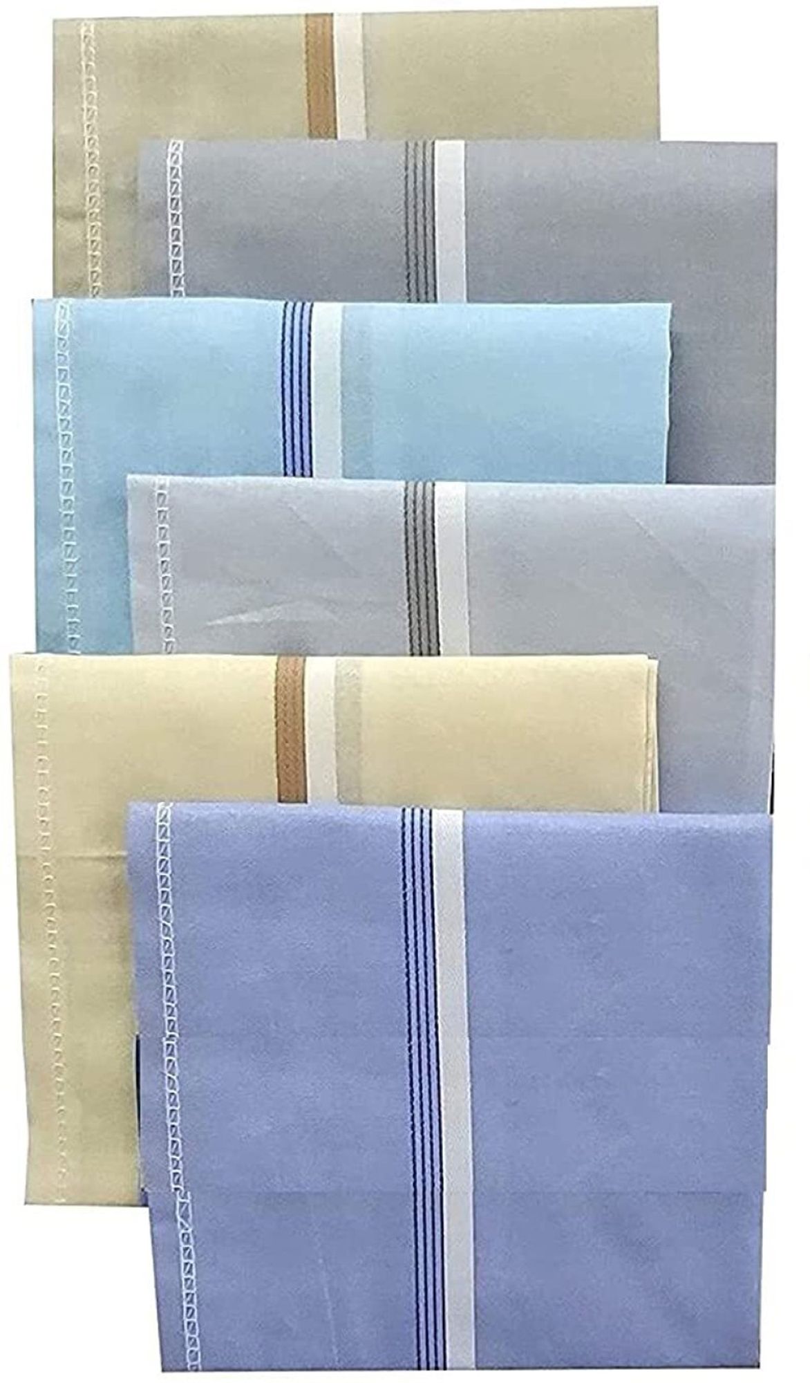 PALMLON Premium Cotton Handkerchief – Soft, Absorbent & Durable, Ultra Soft, Durable ["White"] Handkerchief-image-9
