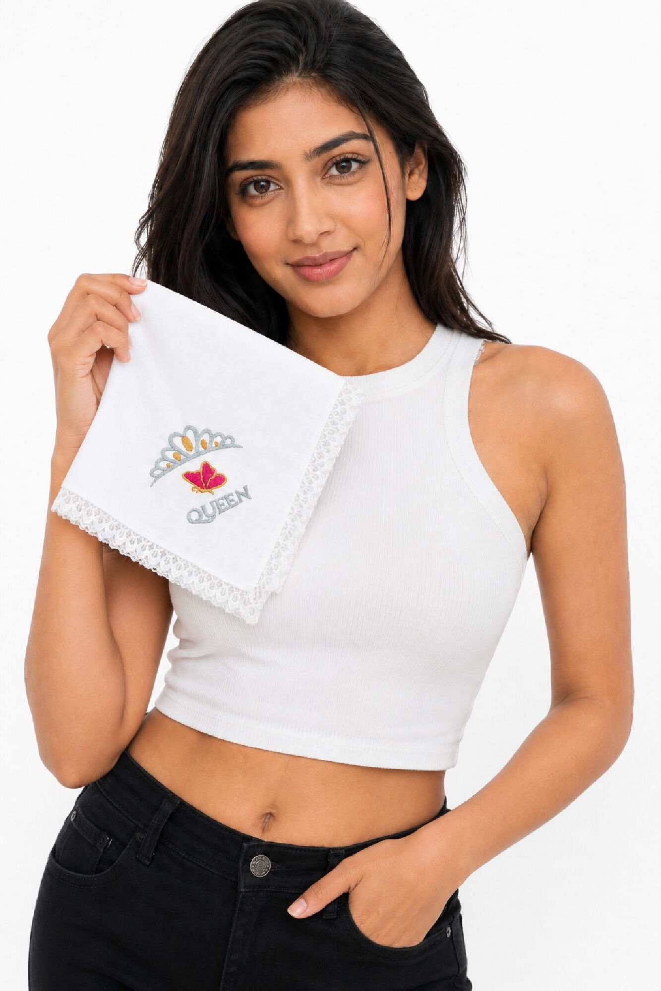 ROYALHANDS Trending BTS Special Handkerchief ["White"] Handkerchief-picture-27