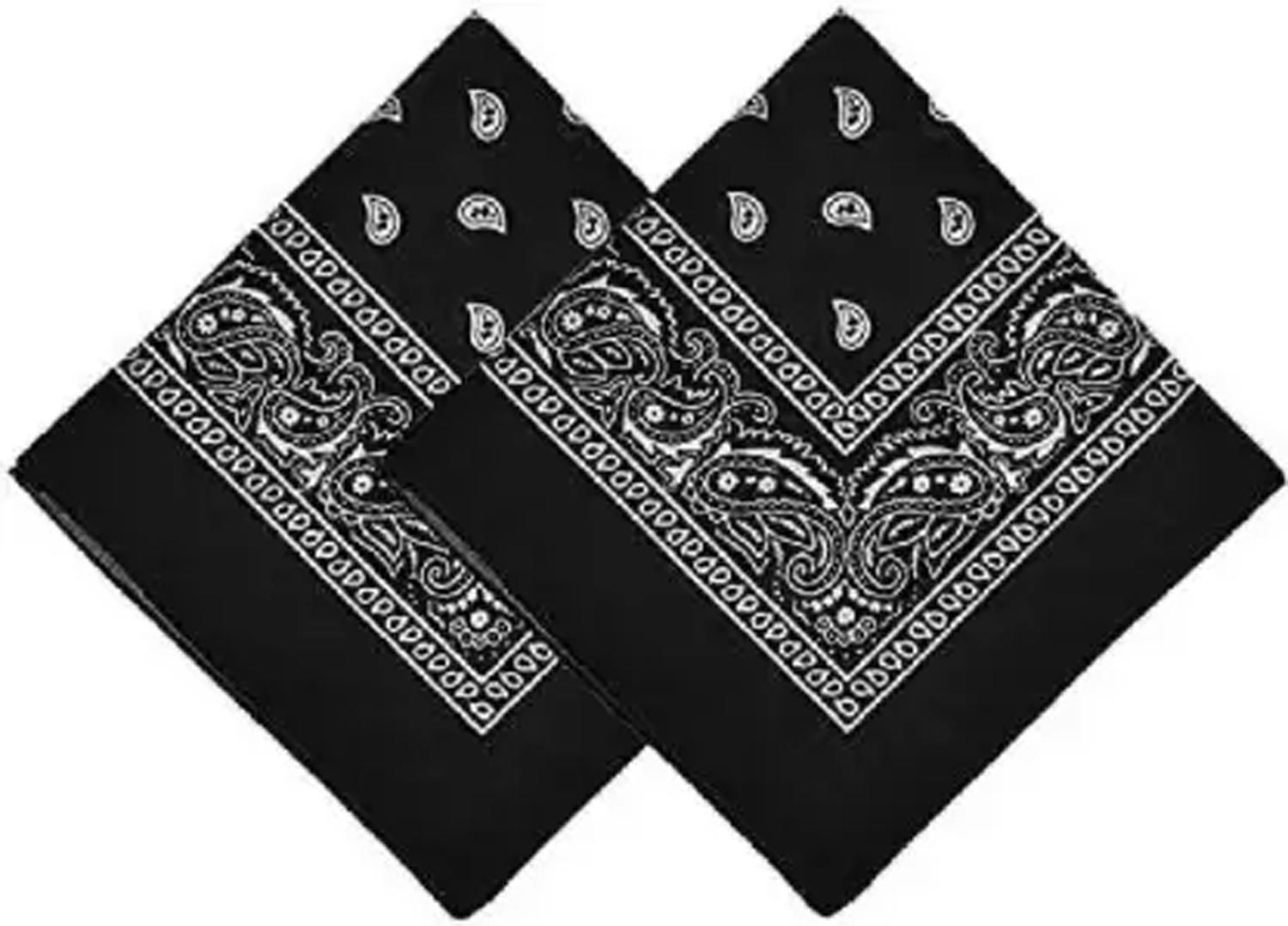 Bodytech Fancy & Stylish Printed Hanker Chief (Bandana) For Men, Women, Boys & Girls ["Black"] Handkerchief-image-13