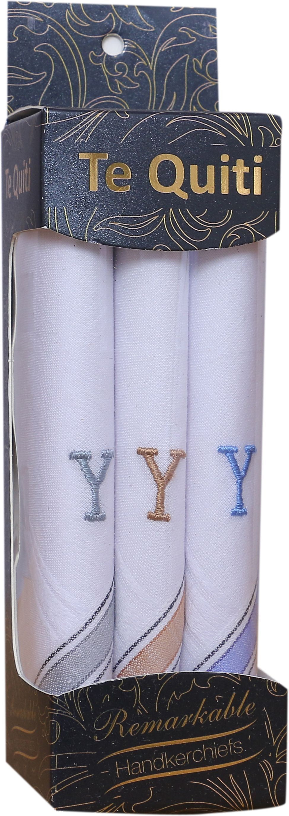 DIVYSIMAR DIVYSIMARhandkerchief for men boys with monogram Y pack of 3 ["White","Multicolor"] Handkerchief-picture-25