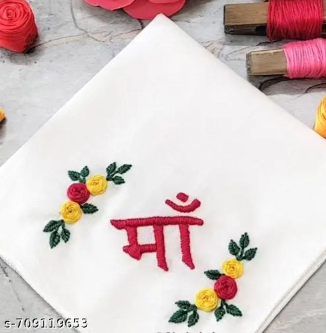 Devikastylehub Maa087 ["White"] Handkerchief-picture-32