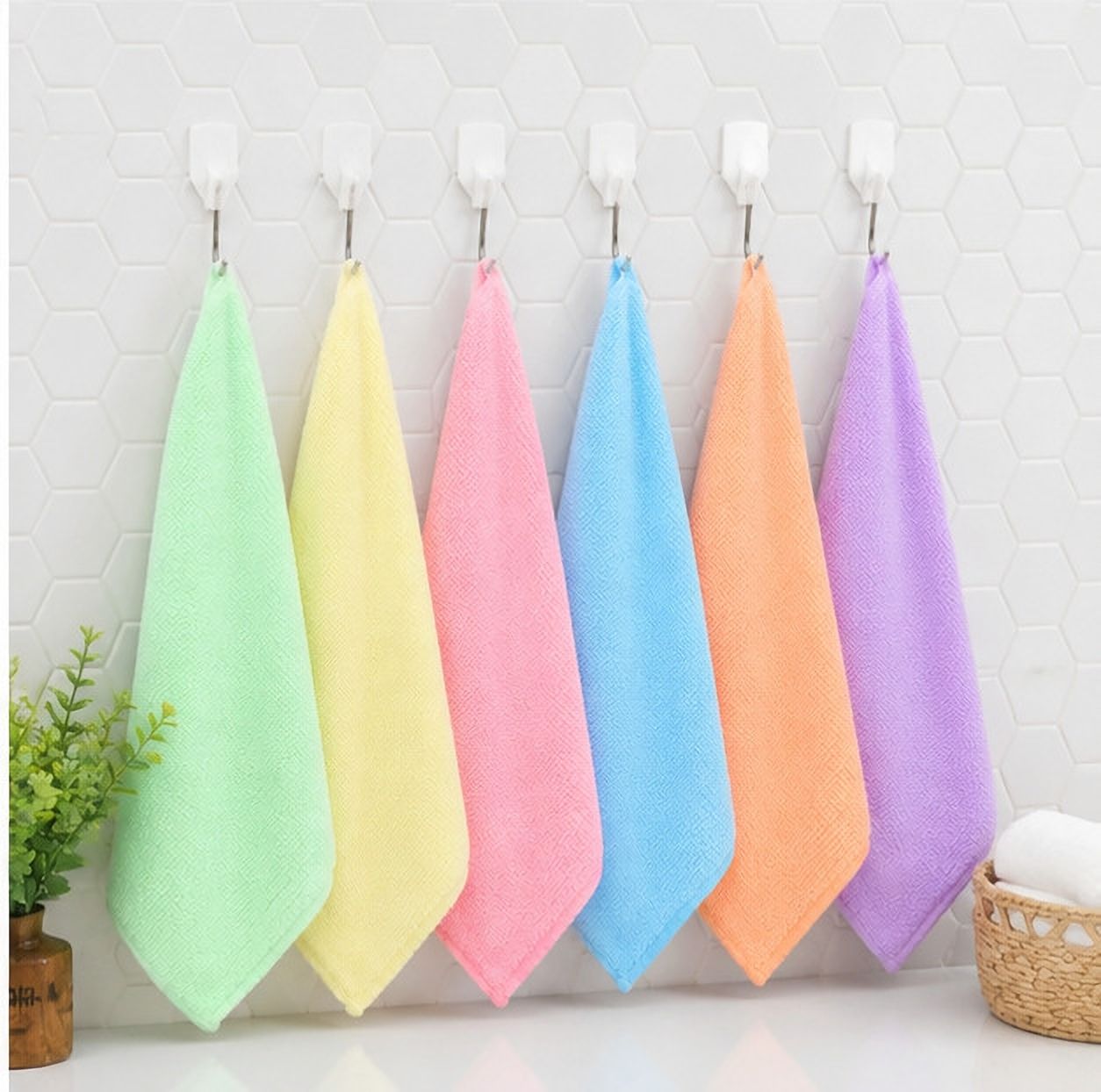 TARA ENTERPRISES Cotton Handkerchief for Women & Kids | Soft Absorbent Reusable Pocket Hanky ["Multicolor"] Handkerchief-picture-24