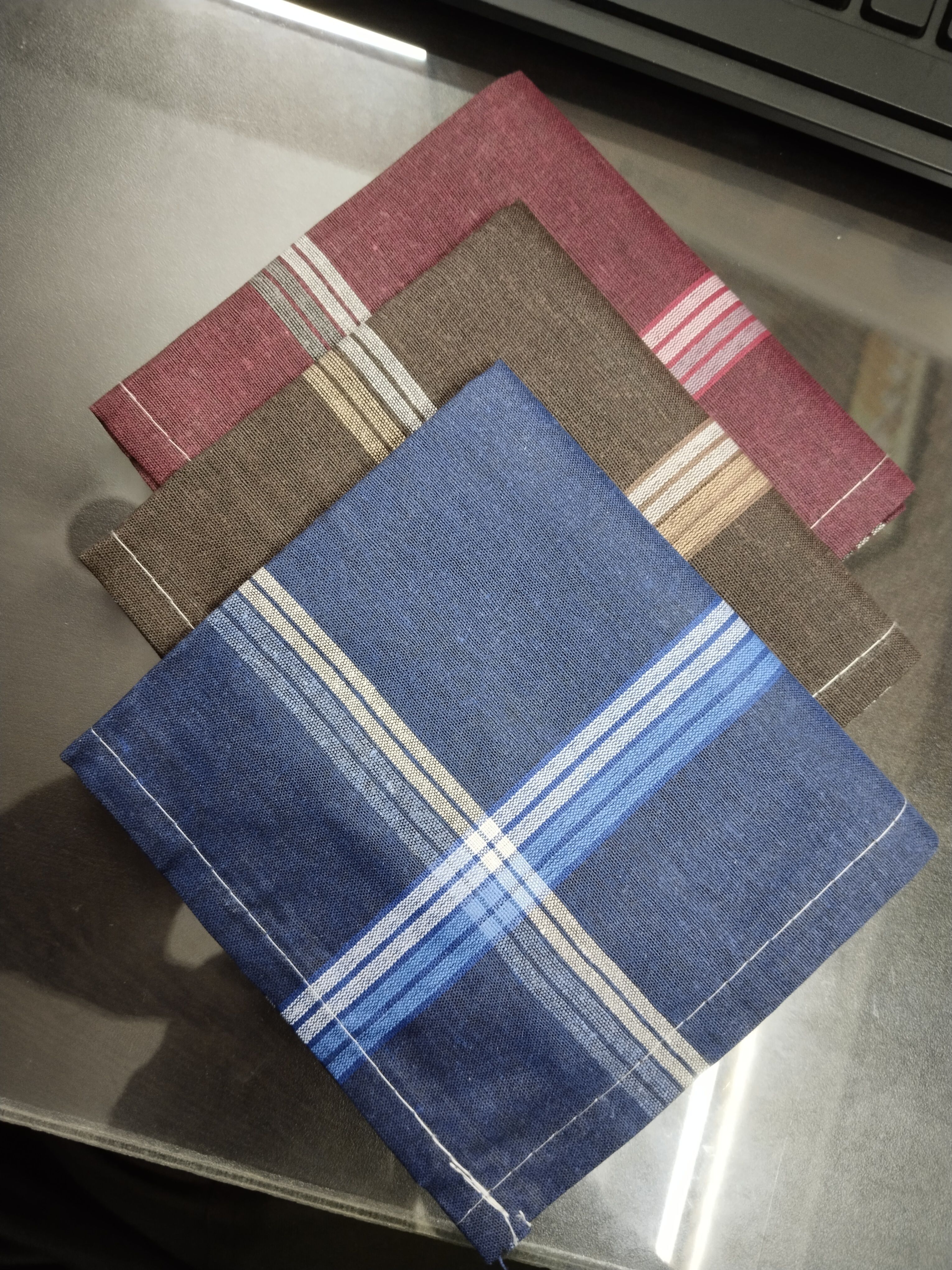 Indus Cloud Cotton Premium Collection Handkerchiefs for Men ["Multicolor"] Handkerchief-picture-11