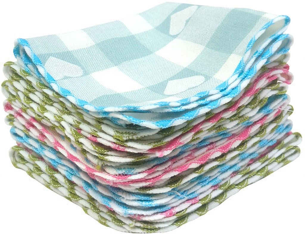 MIKONIKO Women Check Handkerchief - Cotton Hanky,for Kids Boys Girls (Pack of 6 Pc) ["Multicolor"] Handkerchief-picture-16