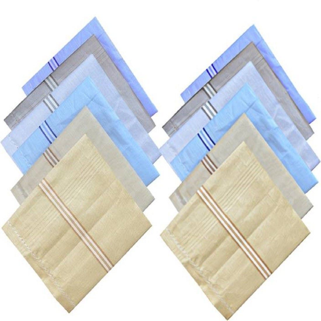 UQCKON HAKCH-Multi Color Raj Handkerchied Pack Of 12 ["Multicolor"] Handkerchief-picture-24