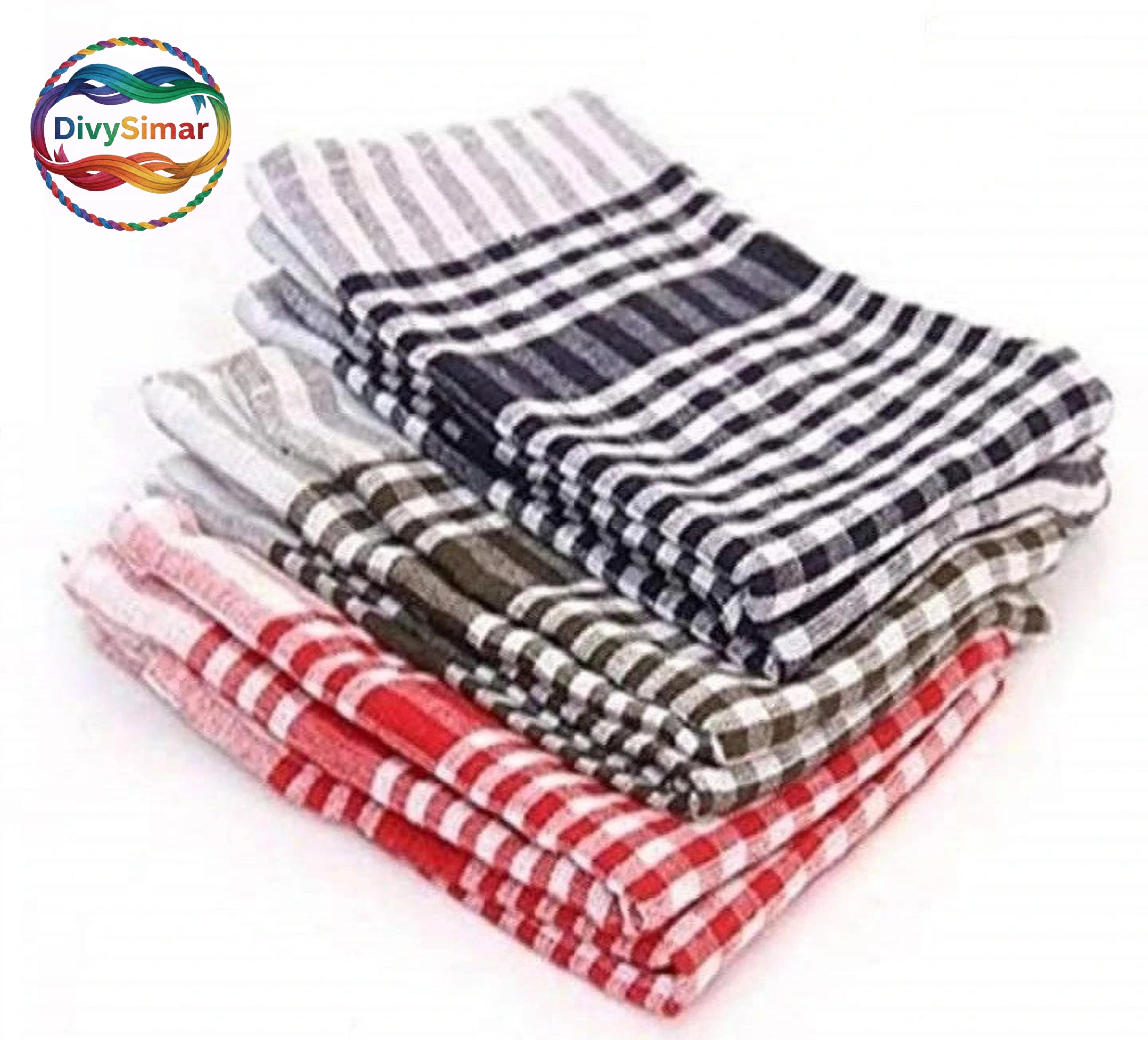 DIVYSIMAR Kitchen Cleaning Cloth | Multicolor Reusable Cleaner | Pack of 12 ["Multicolor"] Handkerchief-image-36