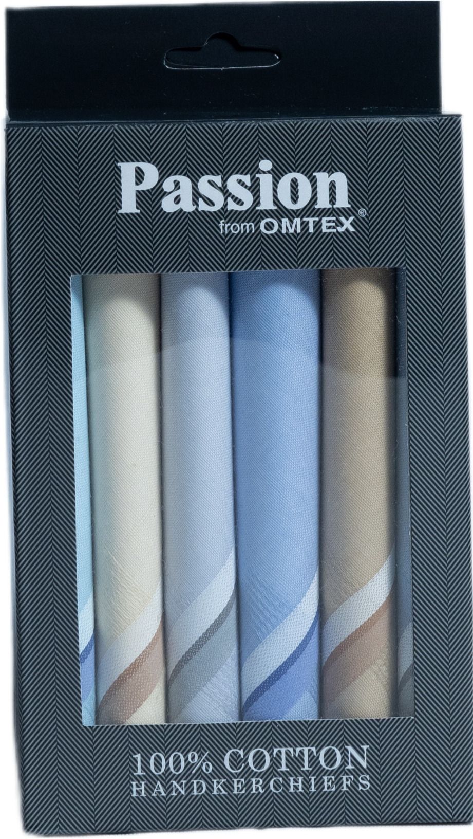 PASSION FROM OMTEX 100% Cotton Premium Collection Handkerchiefs Hanky for Men, Set of 6 ["COLORED WITH COLORED BORDER"] Handkerchief-picture-20