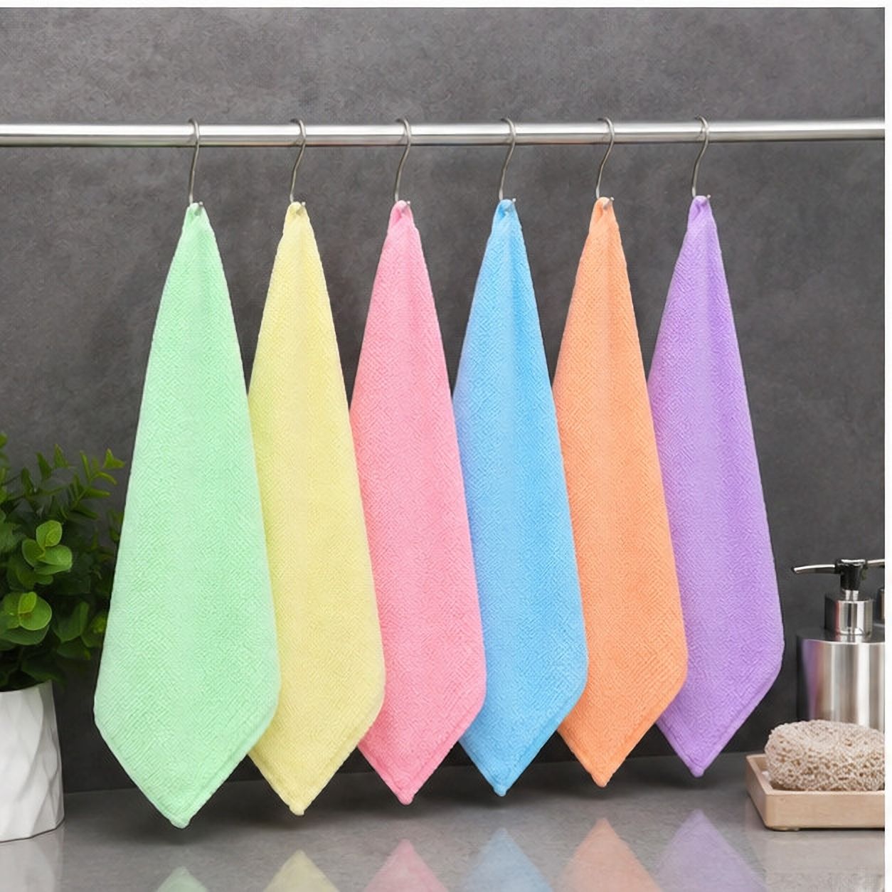 TARA ENTERPRISES Soft Cotton Handkerchief for Women & Kids | Washable Reusable Daily Use Hanky ["Multicolor"] Handkerchief-picture-29