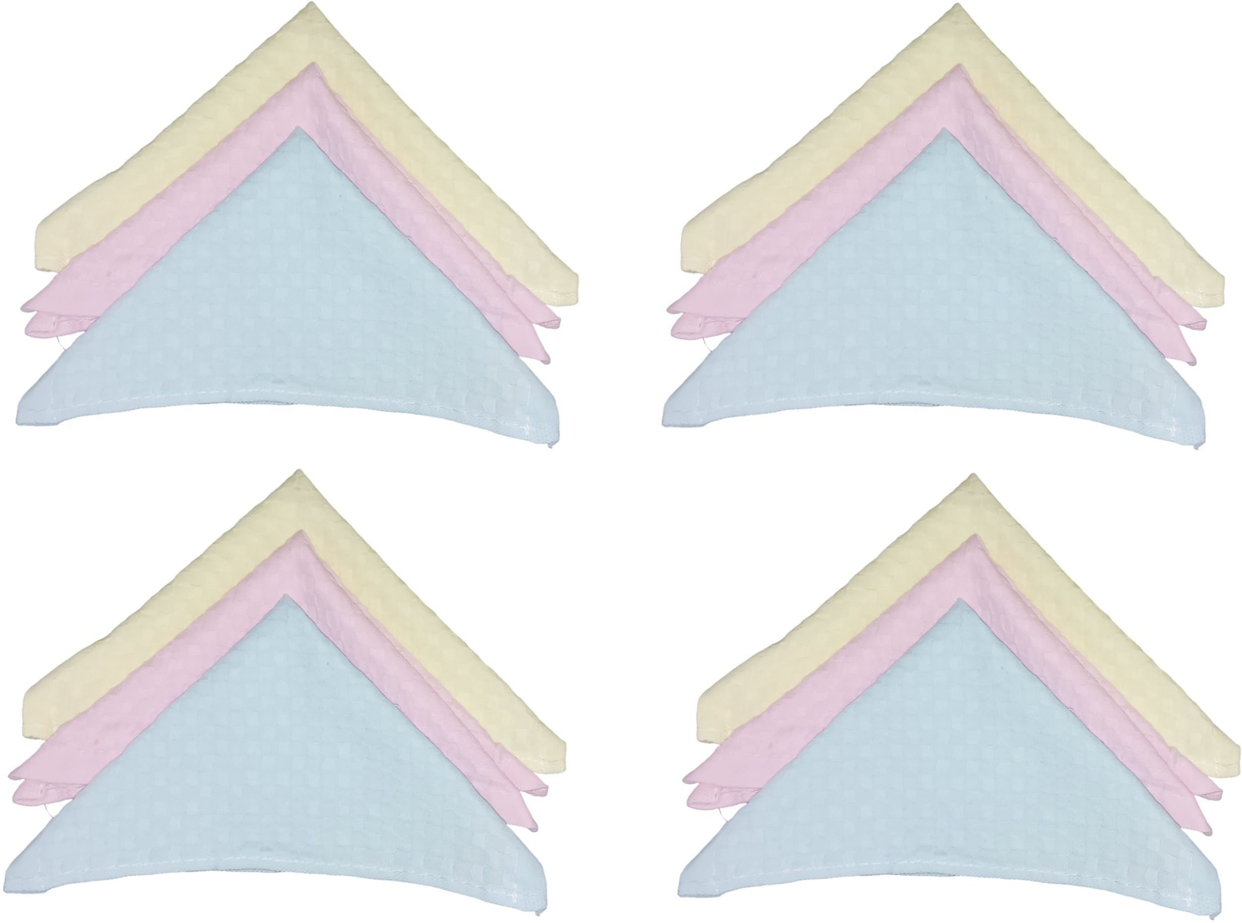 DIVYSIMAR DIVYSIMARhandkerchief for Girls, women , Ladies, Kids Towel Soft check design ["Multicolor","Blue","Pink","Grey"] Handkerchief-image-31