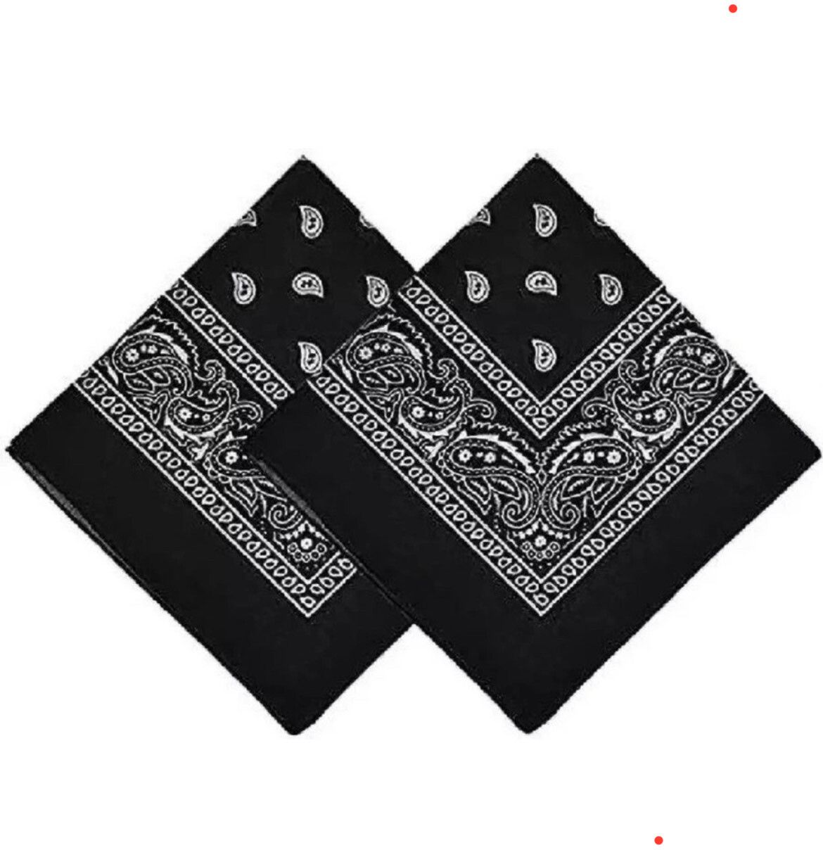 riseabove BLACK- Unisex Bandana For All Ages - 20" x 20 ["Black"] Handkerchief-picture-25