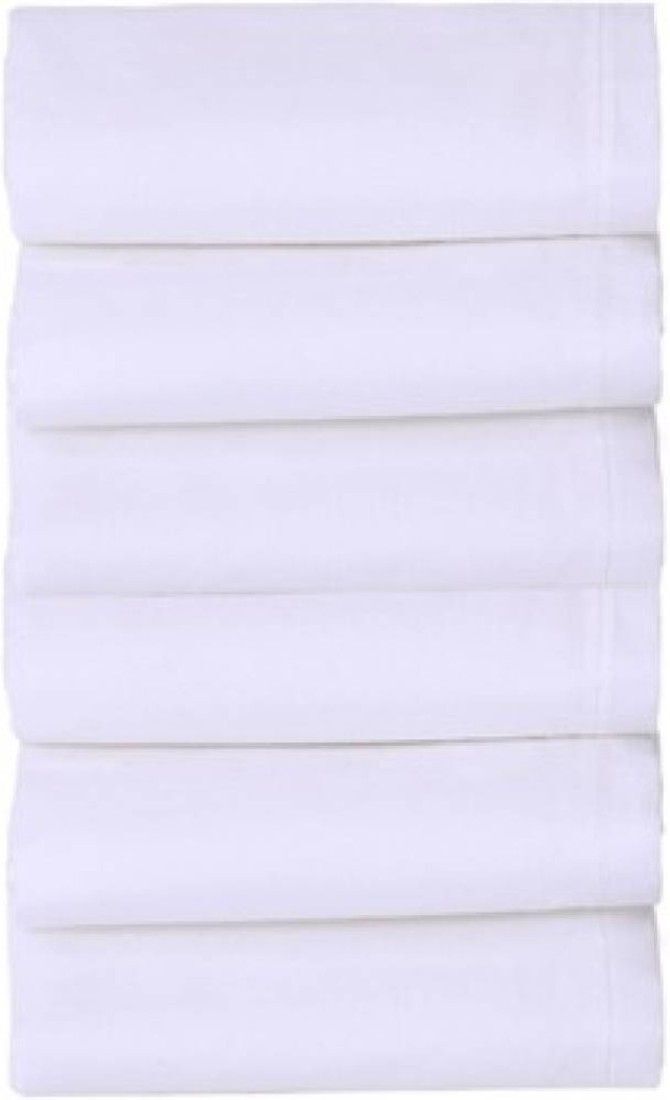 UQCKON HAKCH-White Pure White Men'S Rich Cotton Handkerchief ["White"] Handkerchief-picture-39