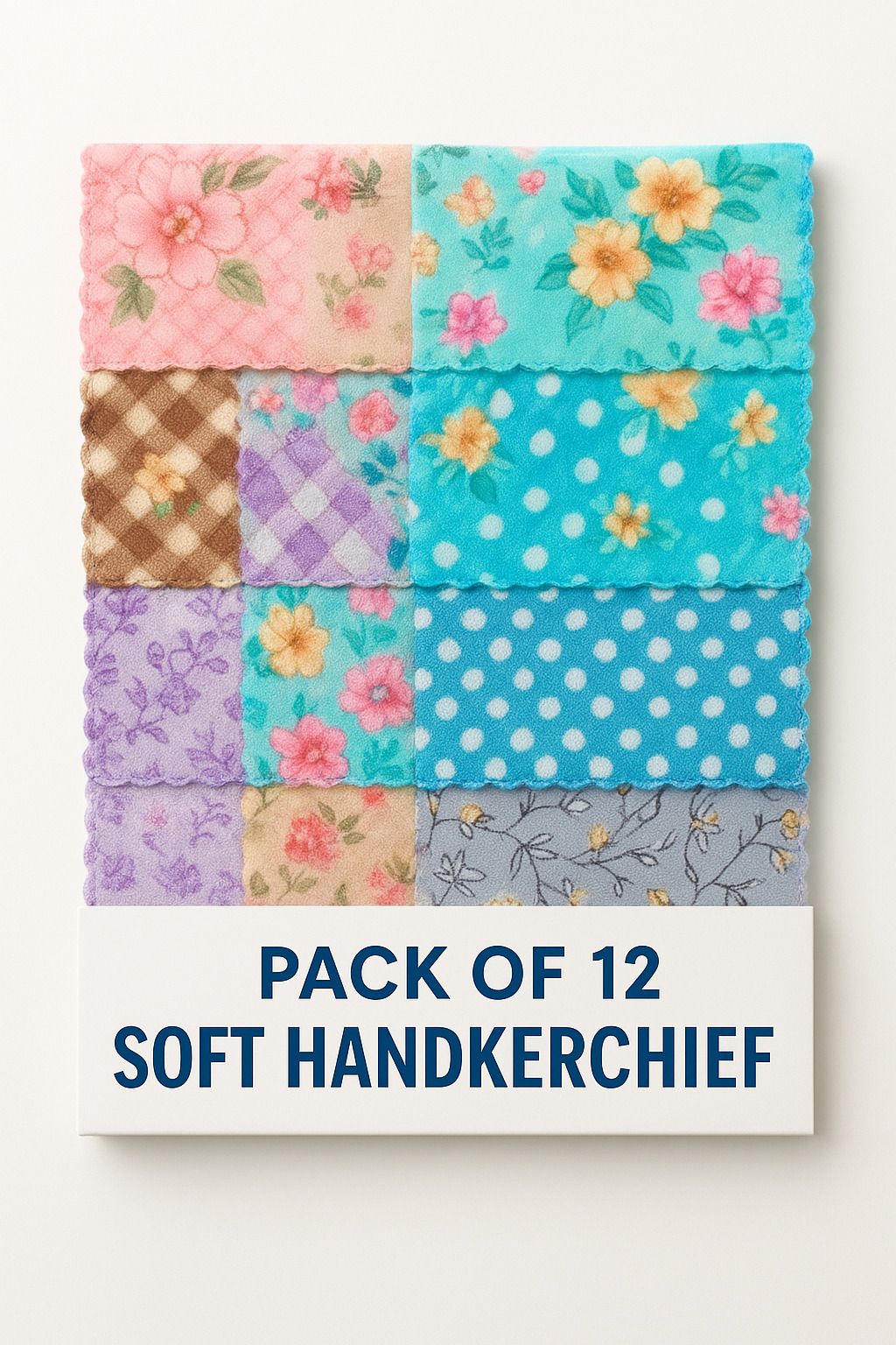 D1 DIFFERENT ONE Daily Wear Ladies Soft Handkerchief ["Multicolor"] Handkerchief-image-30