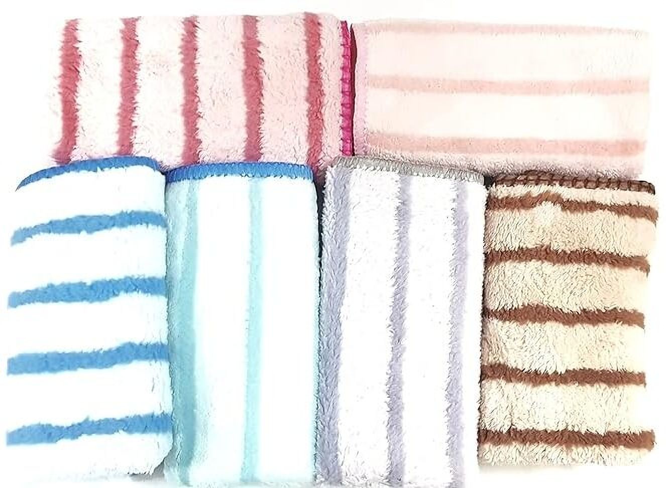 FATON 6 Pcs Extra Soft, Absorbent Microfiber Face Towel | Hanky Rumal Handkerchief ["Multicolor"] Handkerchief-image-21
