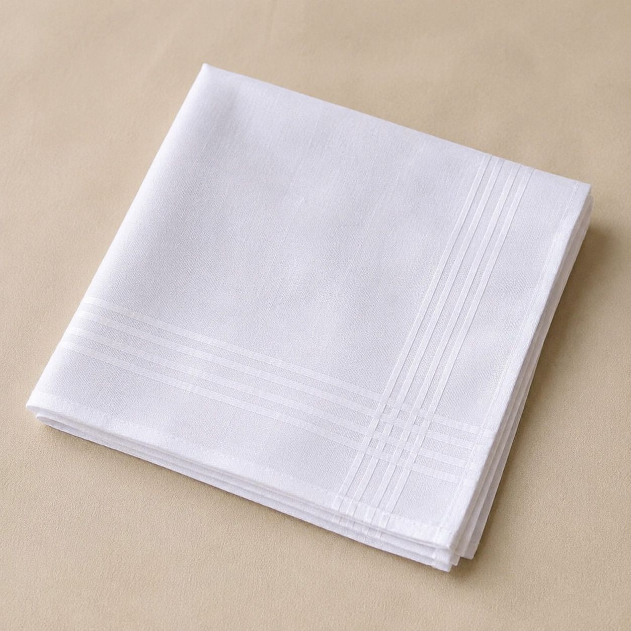 Rita Cotton set 6 ["White"] Handkerchief-image-34