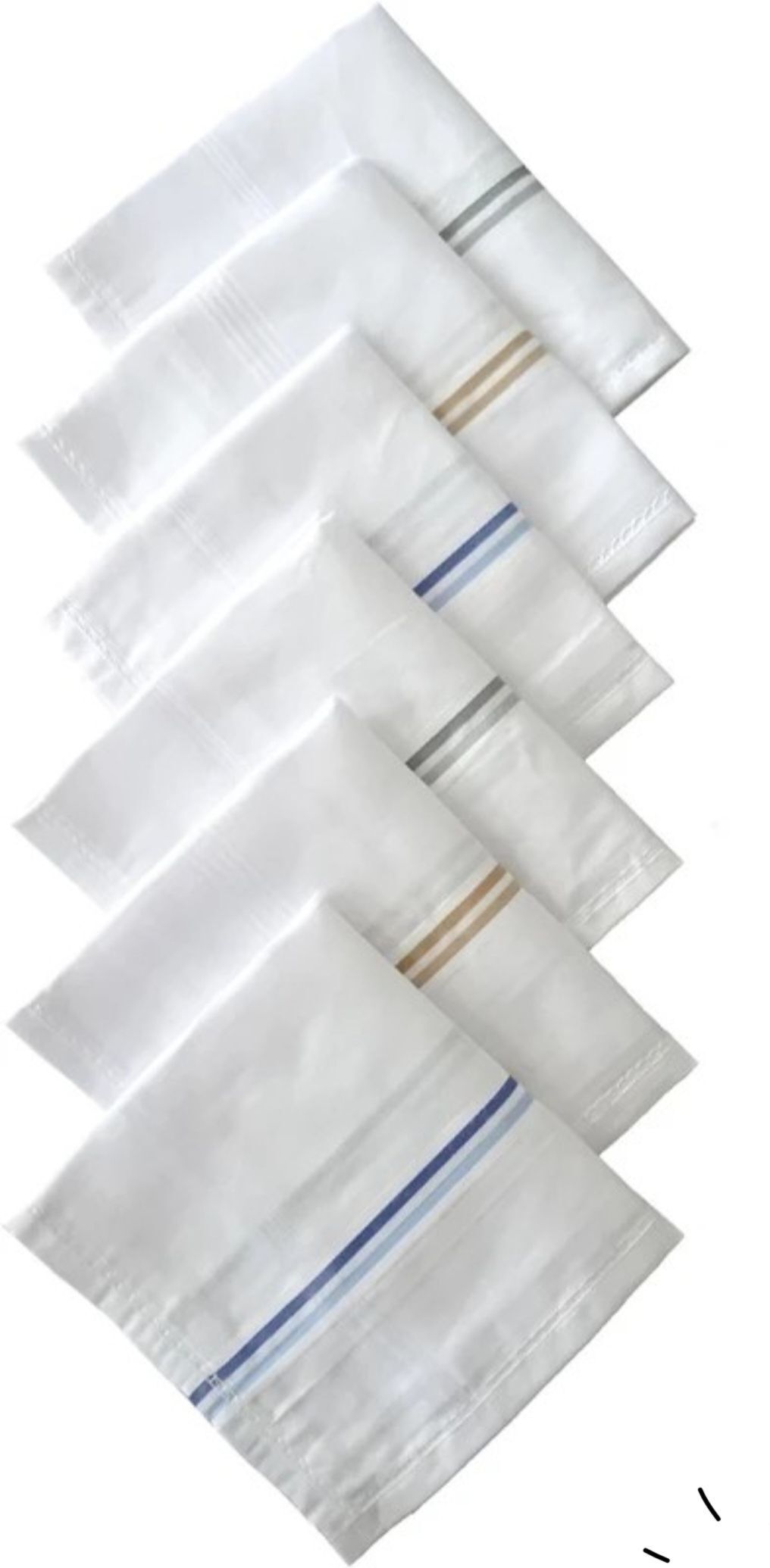 DIVYSIMAR Pure Cotton rumal ["White"] Handkerchief-picture-12