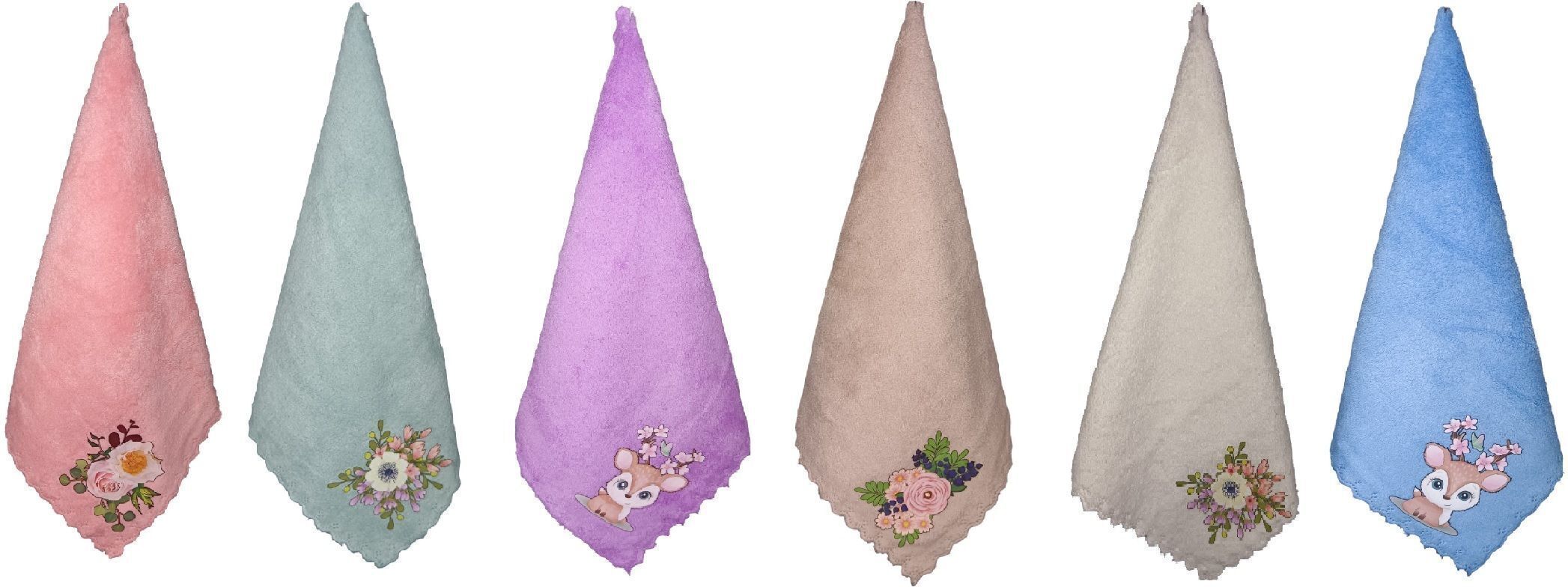 DIVYSIMAR DIVYSIMARFlower Printed Microfiber Handkerchief for Women Handkerchief ["Multicolor","Blue","sky blue","White","Red","Pink"] Handkerchief-picture-38