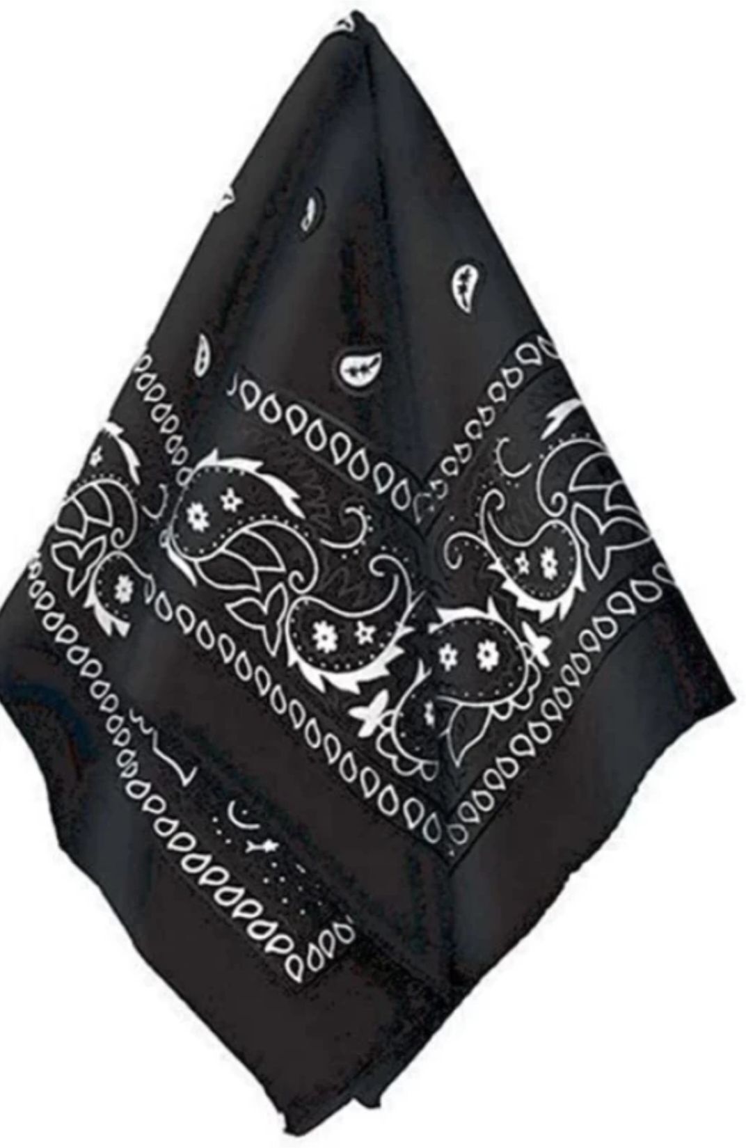 CoreSoft New Black Multipurpose Bandana Handkerchief ["Black"] Handkerchief ["Black"] Handkerchief-image-18