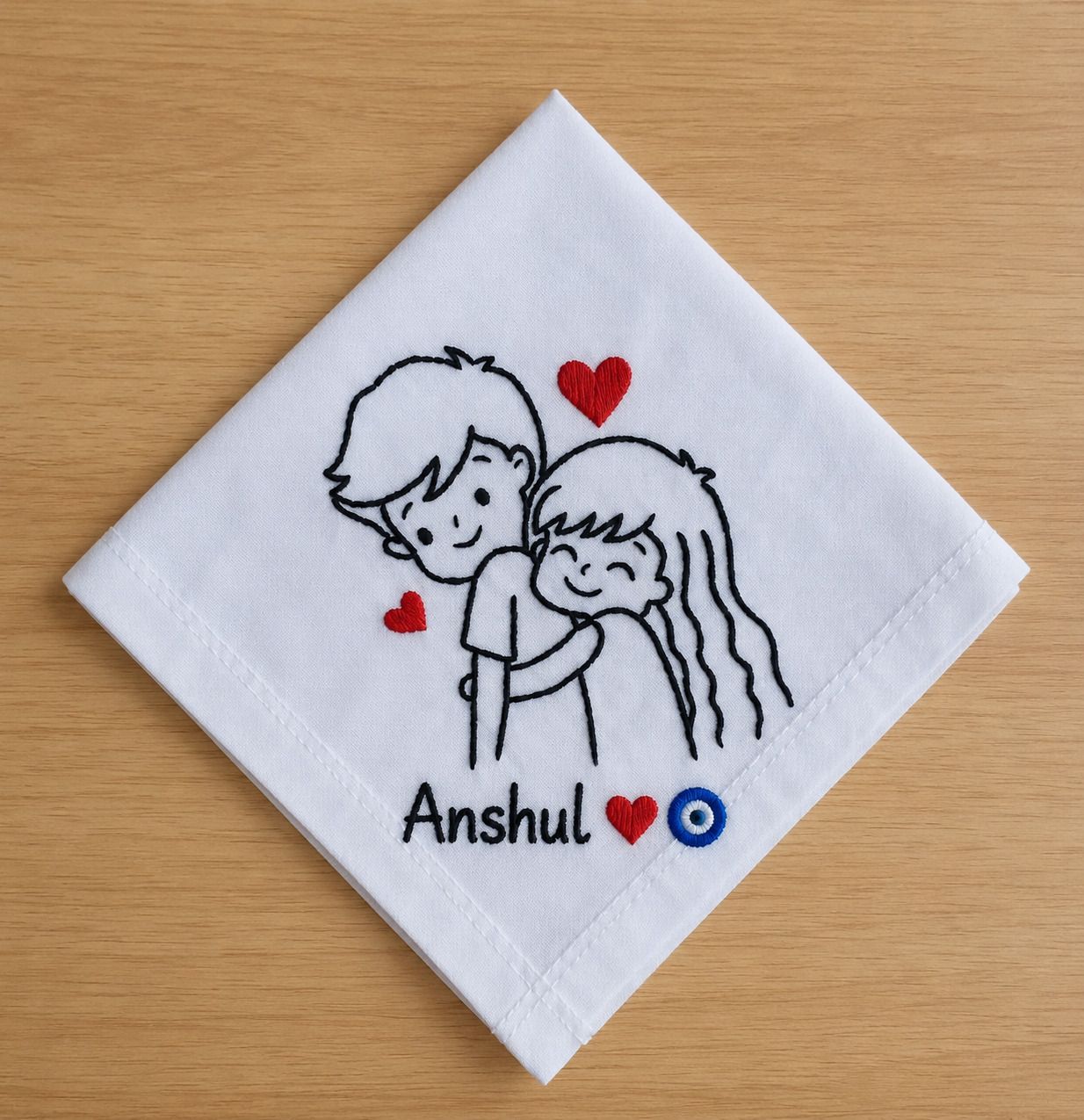 KREATO Chiki couple 013 ["White"] Handkerchief-picture-16
