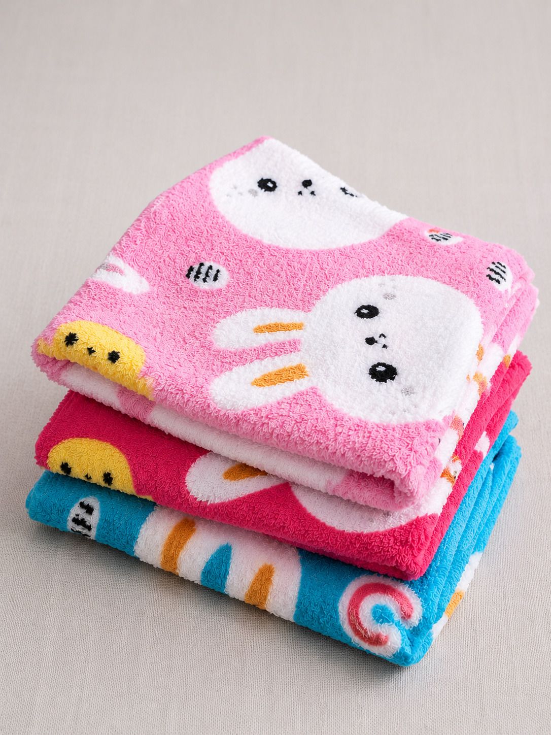 TARA ENTERPRISES Cotton Cartoon Handkerchief for Women & Kids Soft Reusable Absorbent Hanky ["Multicolor"] Handkerchief-picture-20