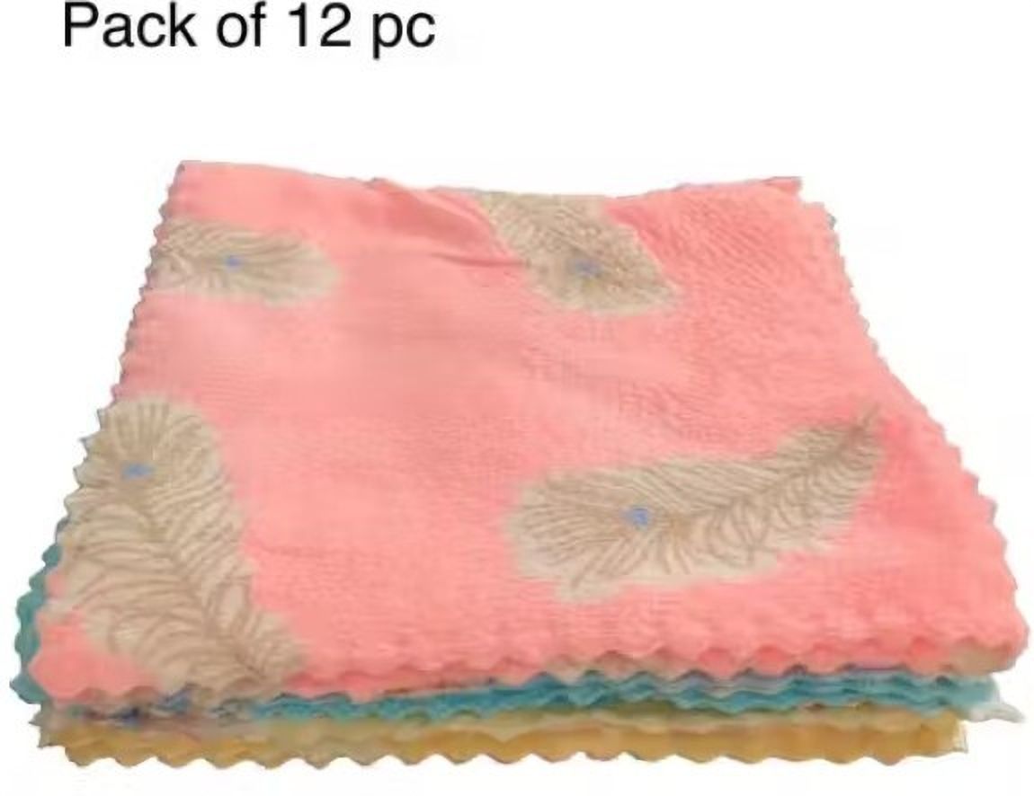 SRJS Women's Floral Printed Handkerchief Extra Soft and Super Absorbent Hankies ["Multicolor"] Handkerchief-picture-12