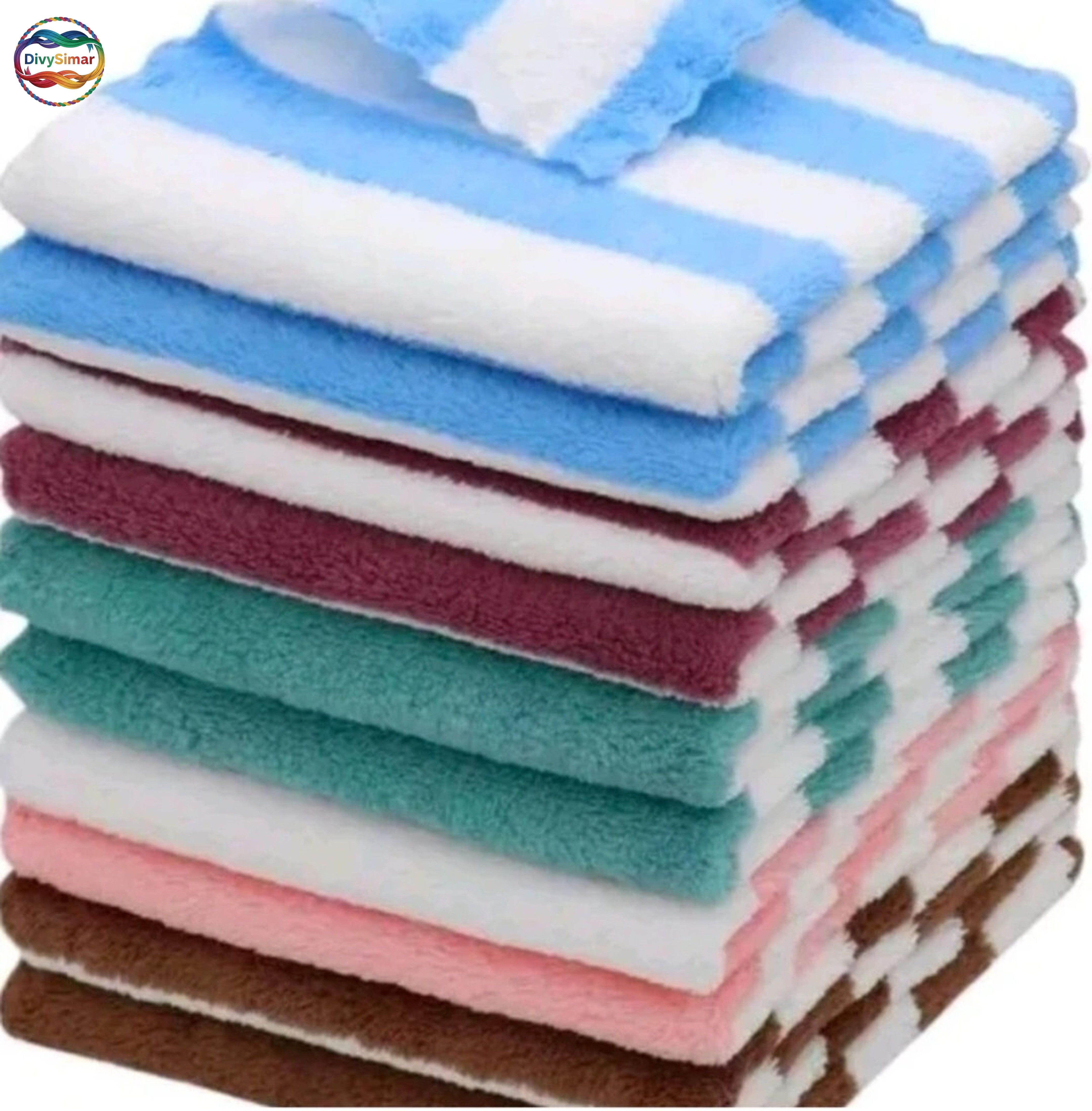 DIVYSIMAR Model 513 Multicolor Handkerchief (Pack of 12) ["Multicolor"] Handkerchief