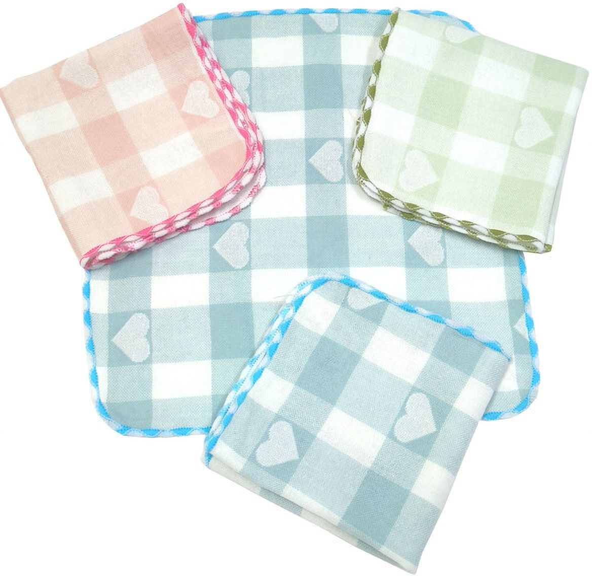 MIKONIKO Women Heart Printed Handkerchief (Size 25x25 cm)(Pack of 4 Pc) ["Multicolor"] Handkerchief-picture-13