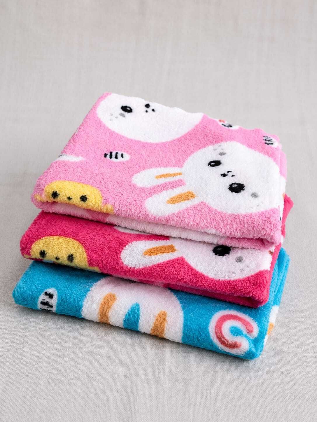 TARA ENTERPRISES Cotton Handkerchief for Women & Kids Soft Absorbent Cartoon Hanky ["Multicolor"] Handkerchief-picture-21