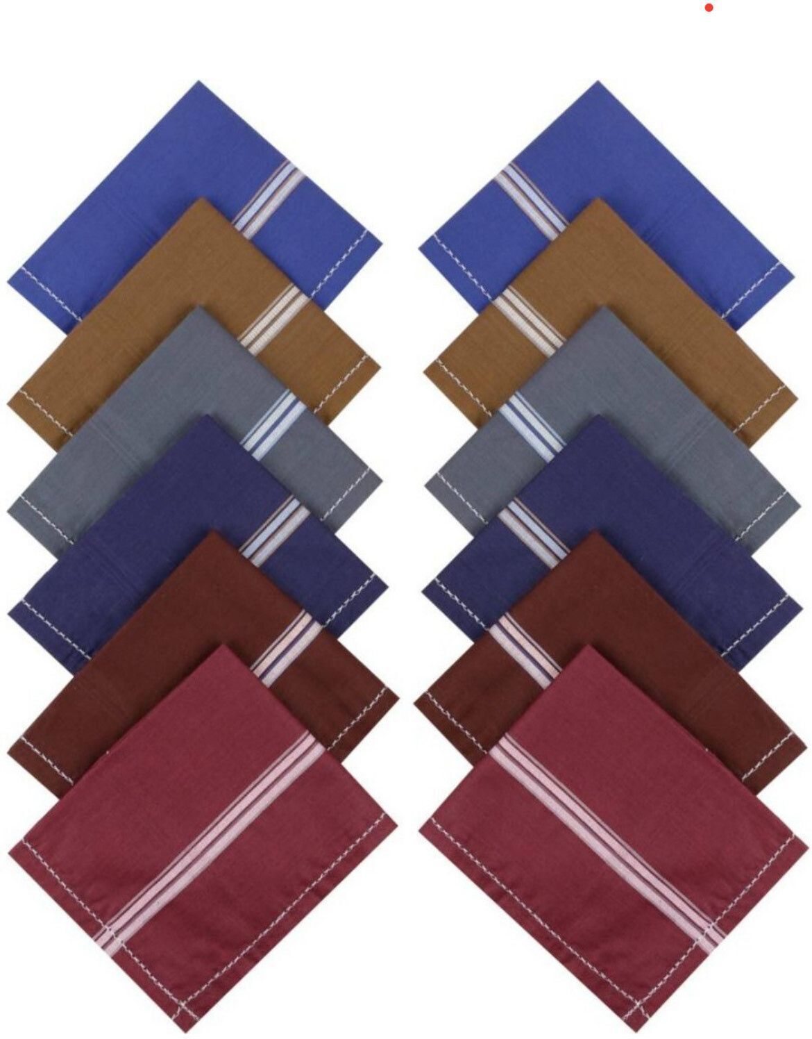 CoreSoft Multicolor DARK COLOR MENS COTTON Handkerchief ["Multicolor"] Handkerchief-image-49