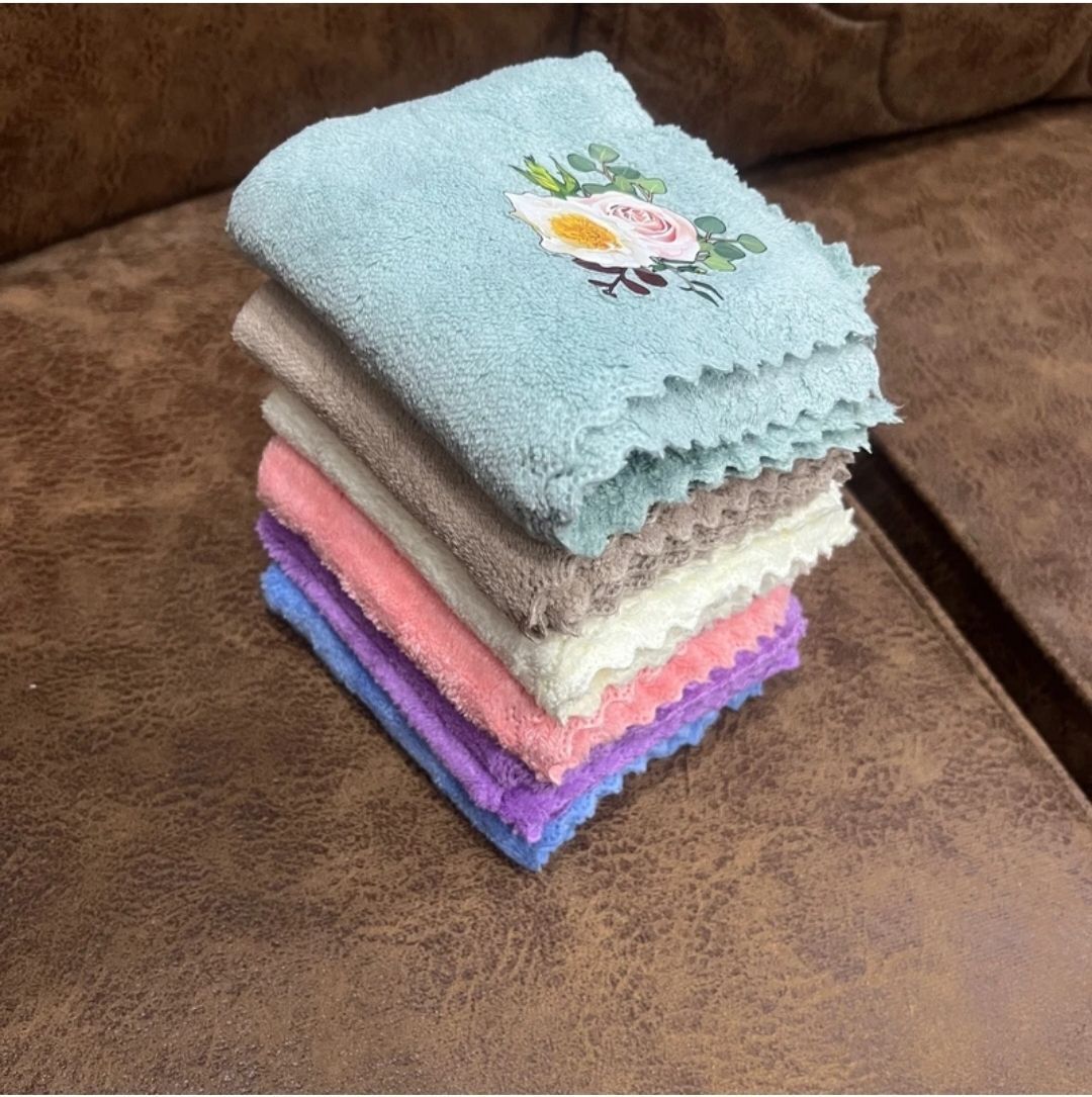 CoreSoft Flower Printed Microfiber Handkerchief for Women ["Multicolor"] Handkerchief-image-28