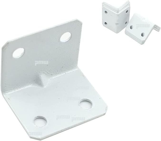 padmavathi distributor Pack of 25 White L-Shaped Angle Brackets 10 Shelf Bracket-picture-44