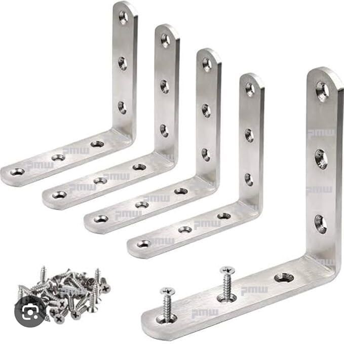 pmh Right Angle Bracket Brackets, Pack of 25 5 Shelf Bracket-picture-43