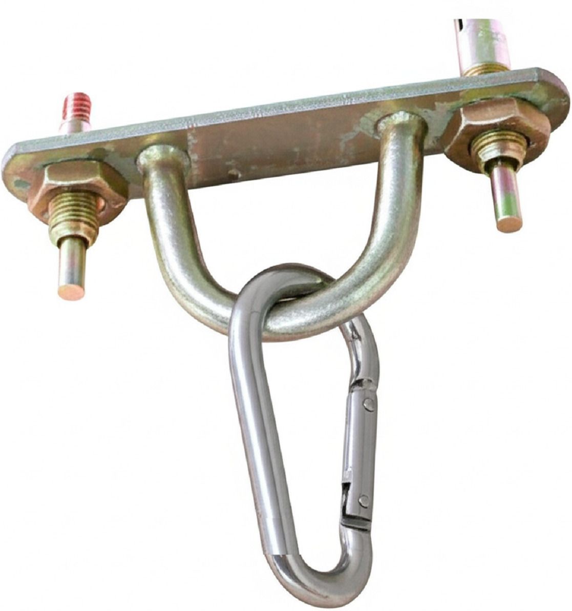 q1 beads 1 Pc Set Wall Hook with Fastener 2 Nos & Carabiner Snap Hook for Ceiling Hanging Locking Carabiner-picture-31